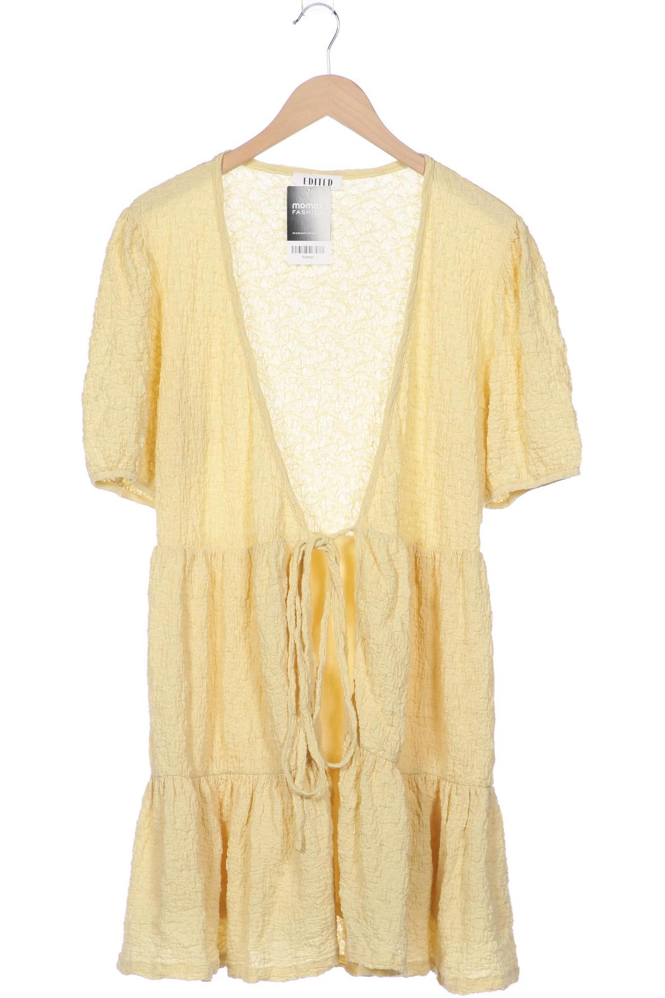 

EDITED THE LABEL Damen Strickjacke, gelb