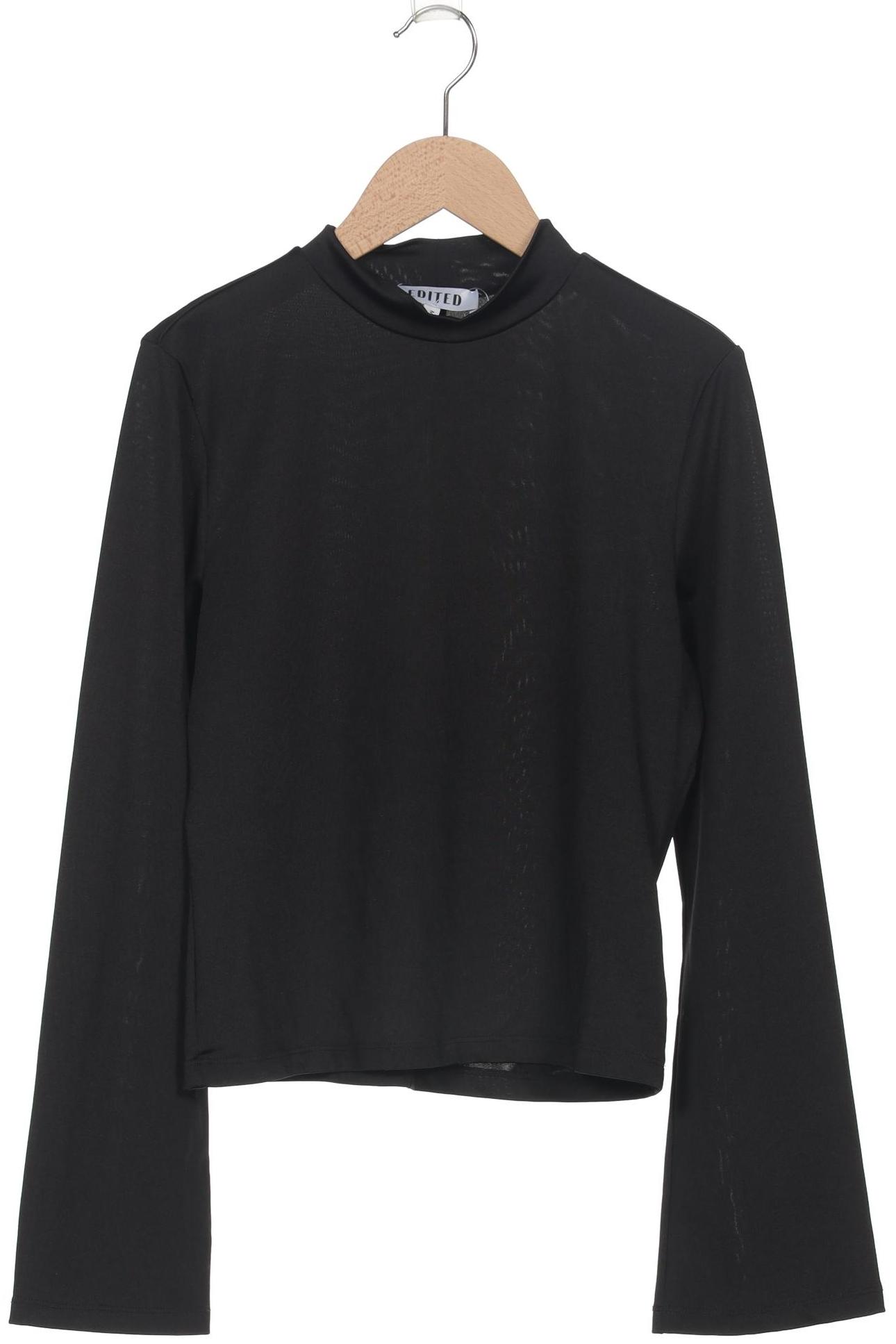 

Edited THE Label Damen Langarmshirt, schwarz, Gr. 38