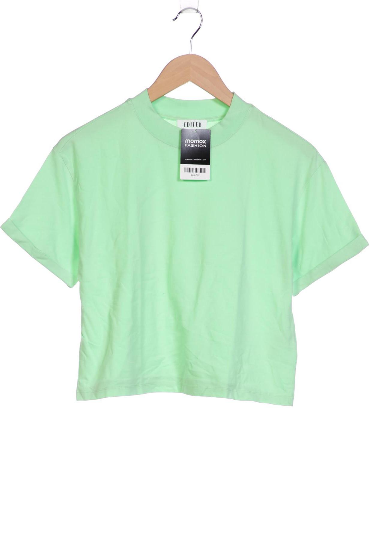 

Edited THE Label Damen T-Shirt, hellgrün, Gr. 36