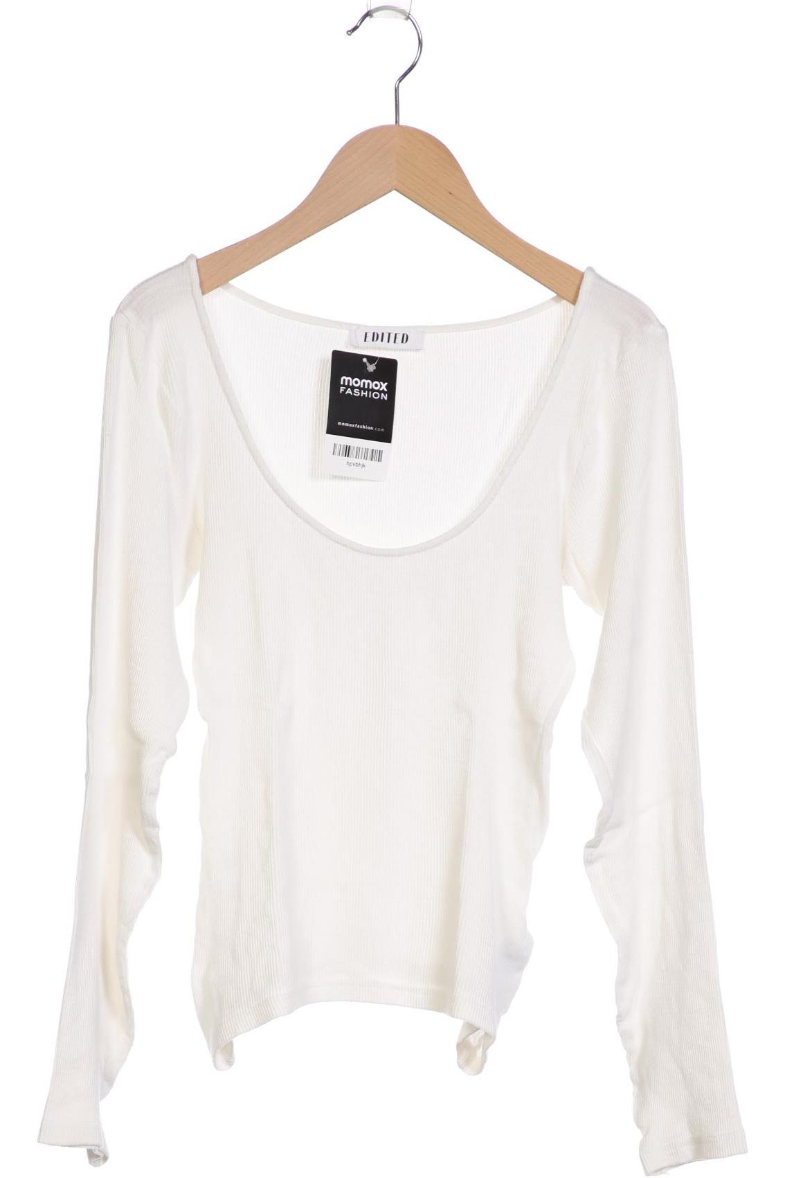 

Edited THE Label Damen Langarmshirt, weiß, Gr. 38