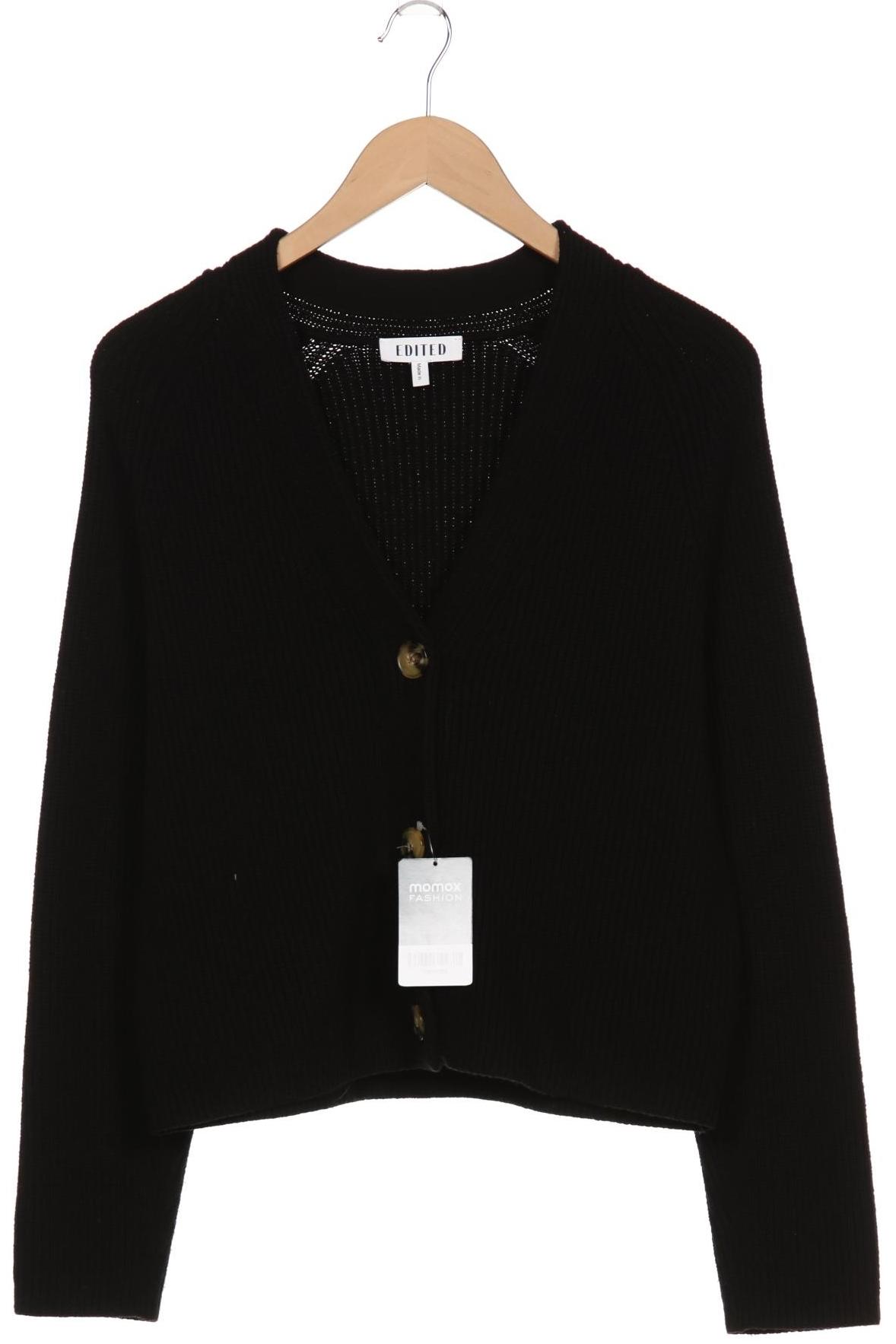 

Edited THE Label Damen Strickjacke, schwarz, Gr. 34