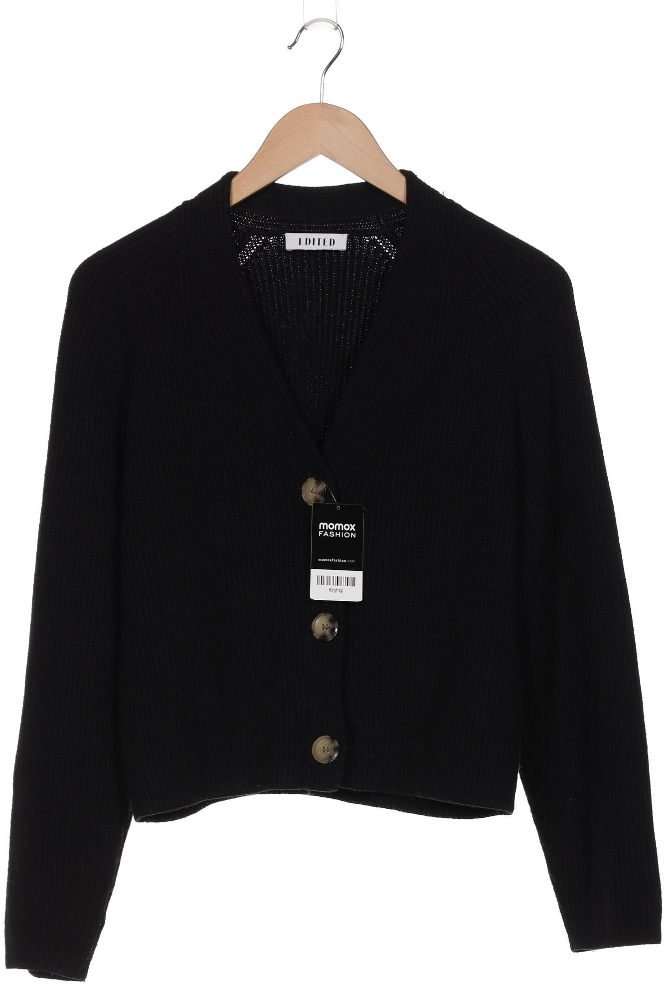 

Edited THE Label Damen Strickjacke, schwarz, Gr. 34