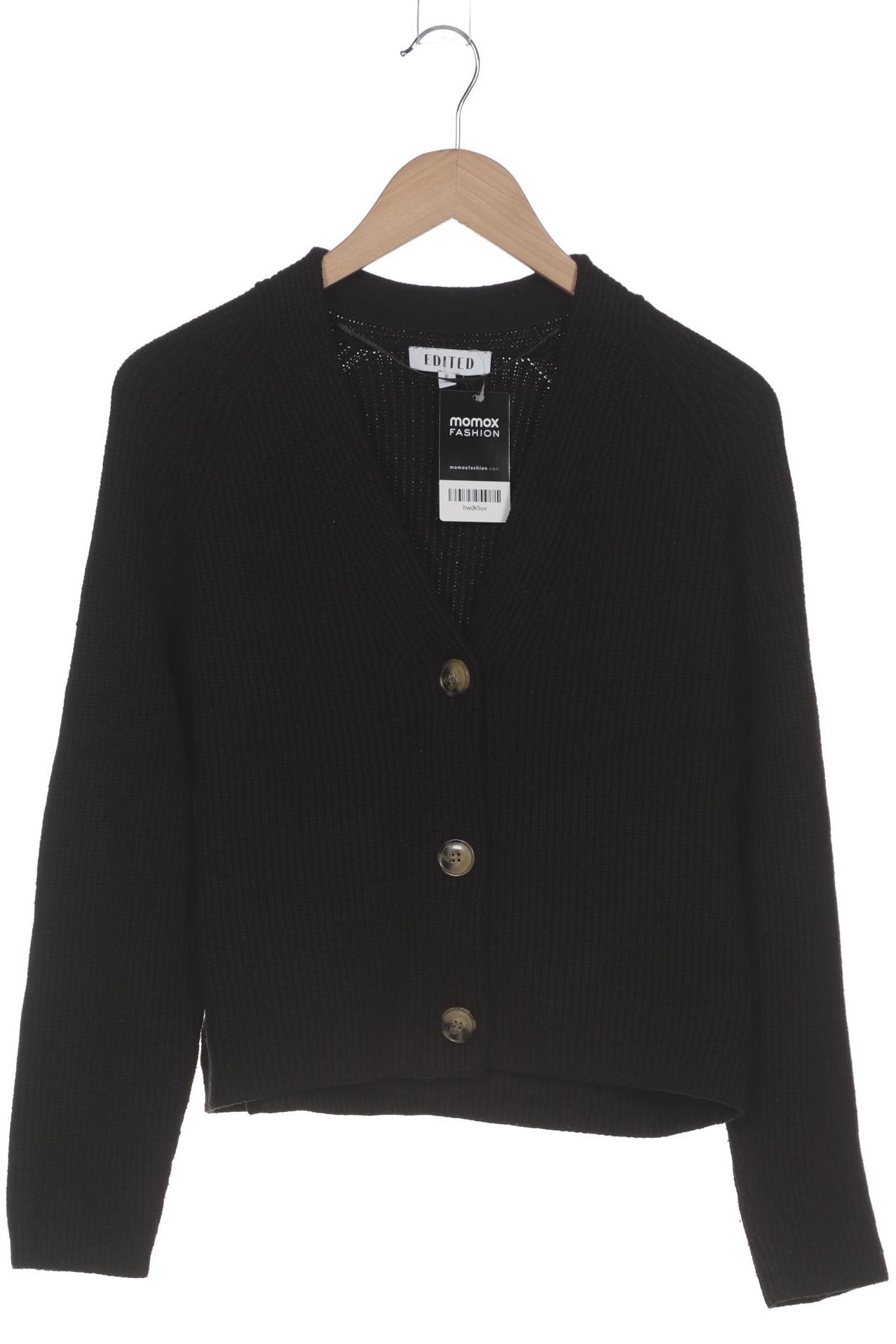 

Edited THE Label Damen Strickjacke, schwarz, Gr. 34