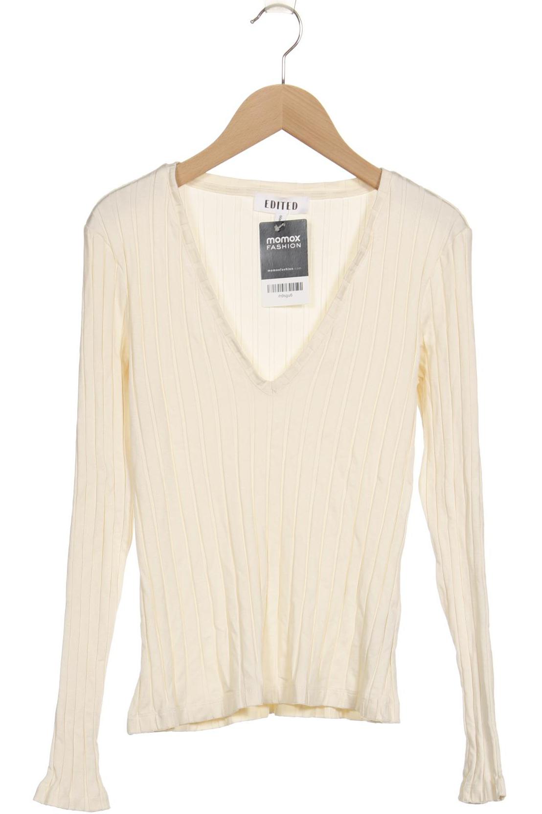 

Edited THE Label Damen Langarmshirt, cremeweiß, Gr. 36