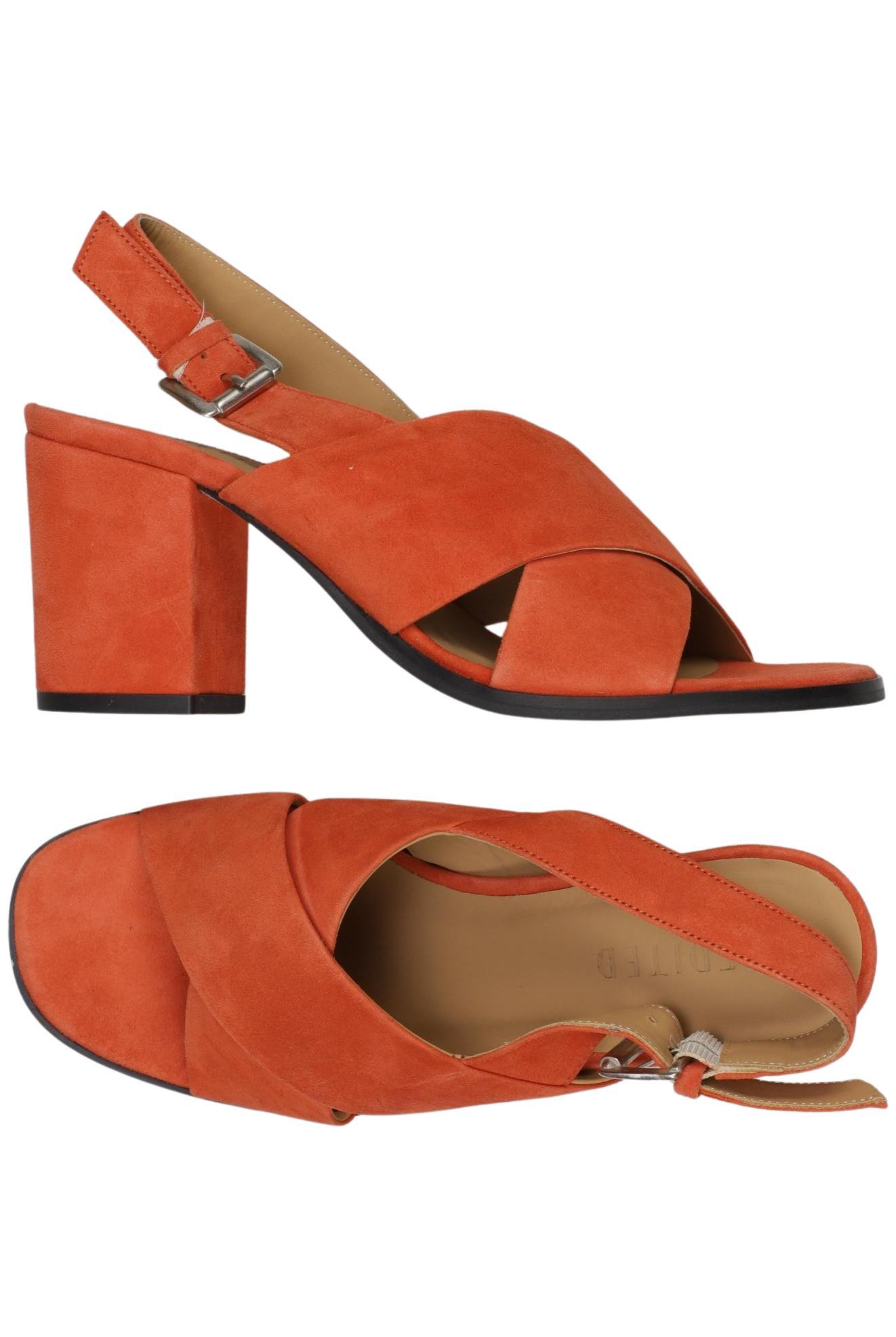 

Edited THE Label Damen Sandale, orange, Gr. 37