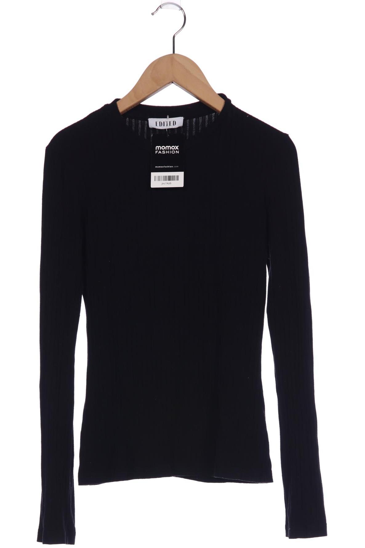 

EDITED THE LABEL Damen Langarmshirt, schwarz