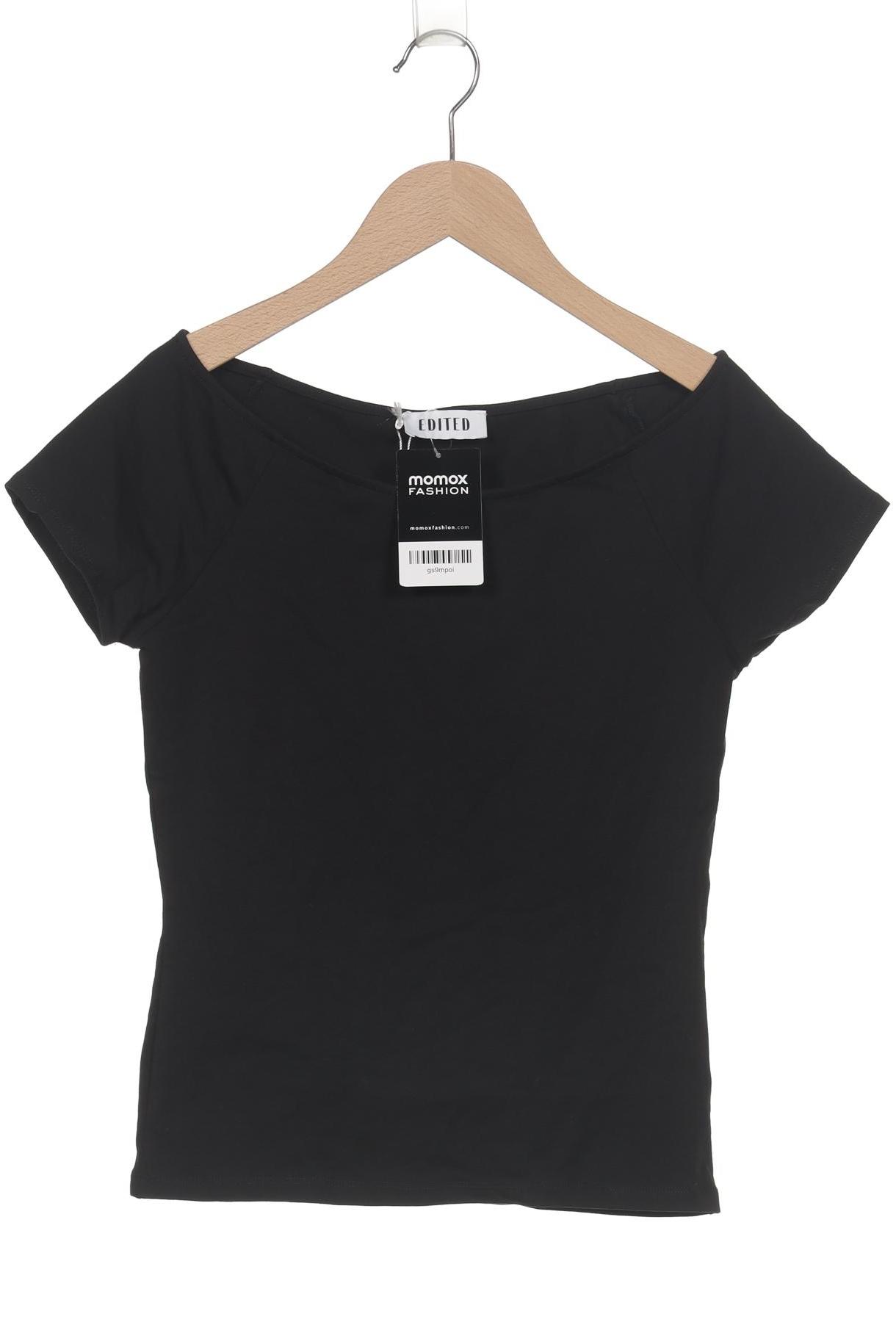 

Edited THE Label Damen T-Shirt, schwarz, Gr. 36