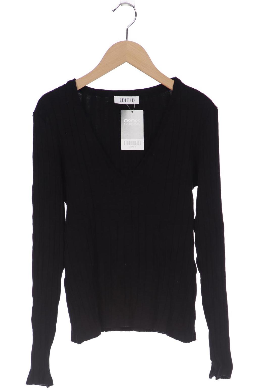 

EDITED THE LABEL Damen Langarmshirt, schwarz