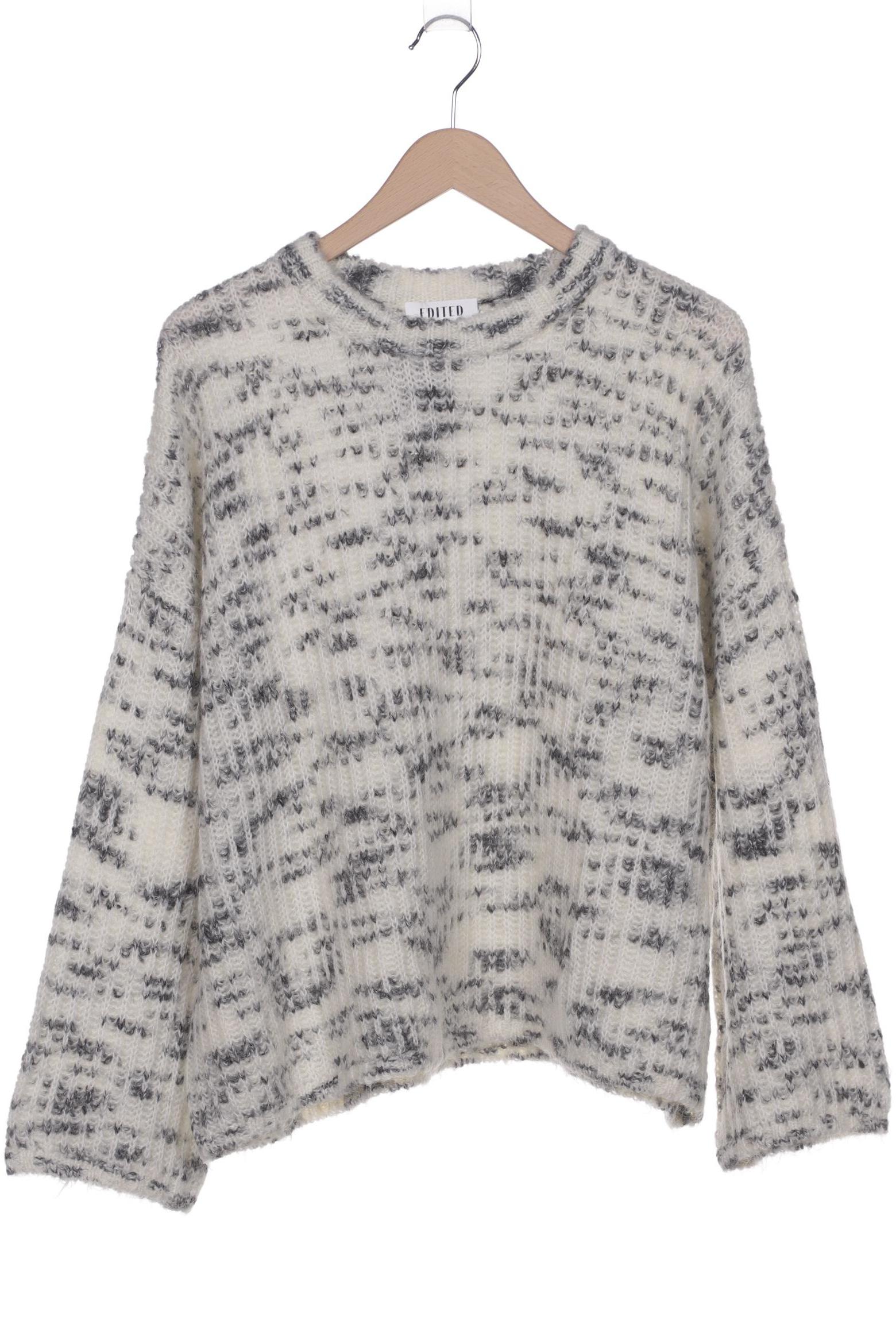 

Edited THE Label Damen Pullover, weiß, Gr. 34