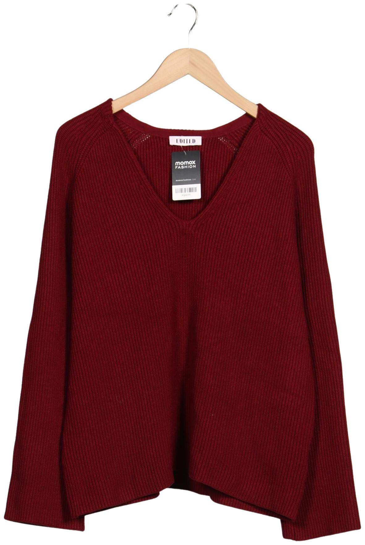

Edited THE Label Damen Pullover, rot, Gr. 42