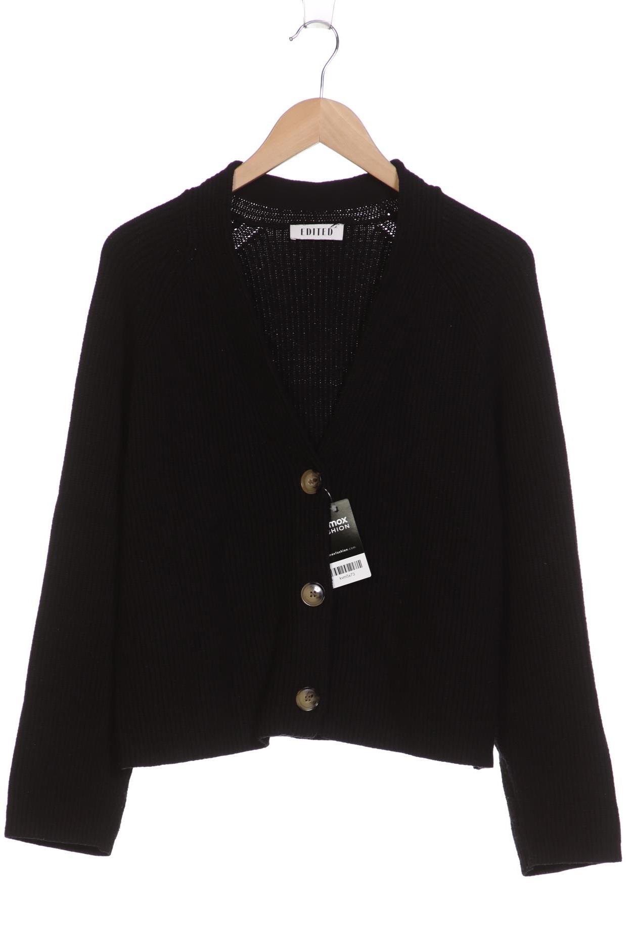 

Edited THE Label Damen Strickjacke, schwarz, Gr. 42