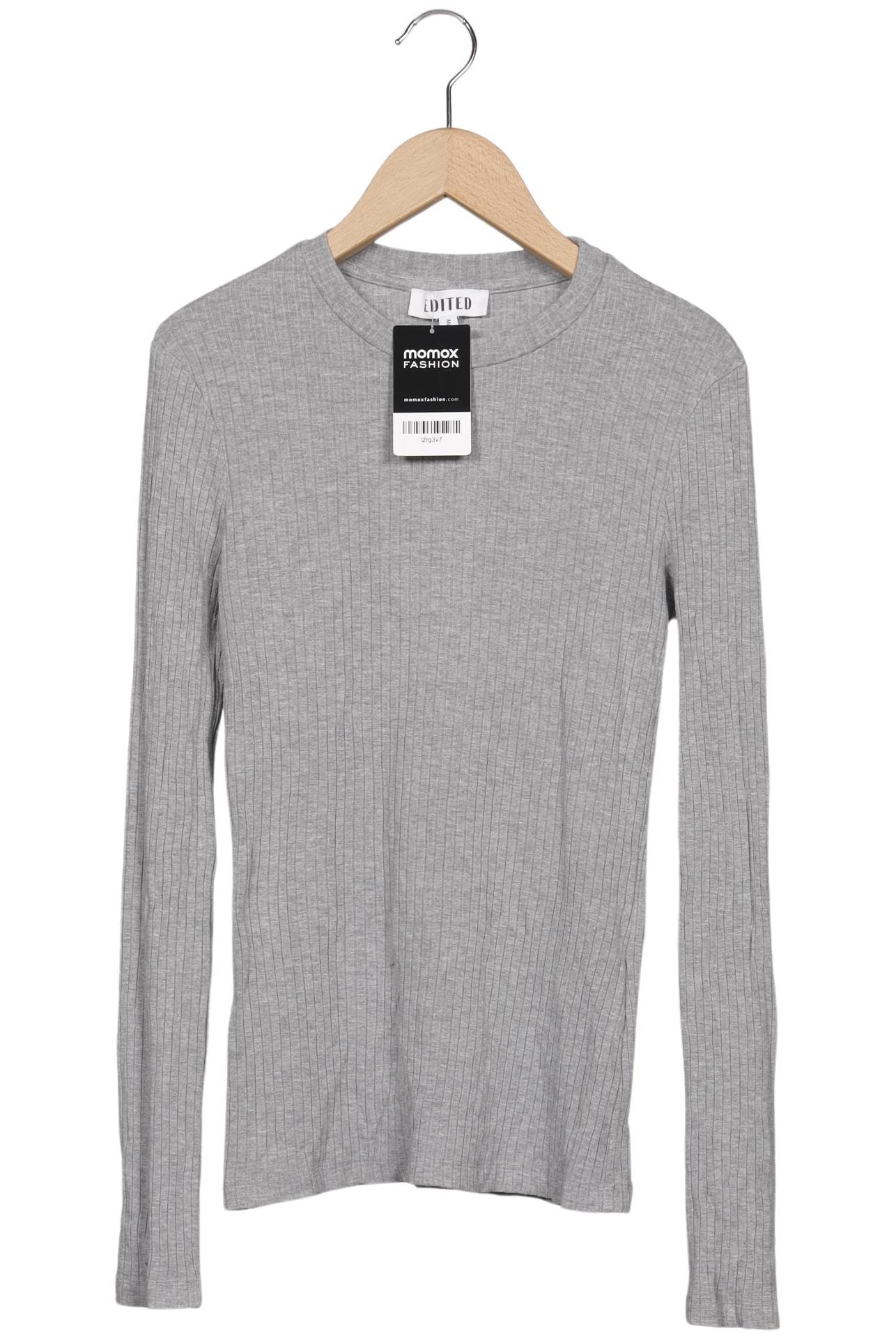 

Edited THE Label Damen Langarmshirt, grau, Gr. 38