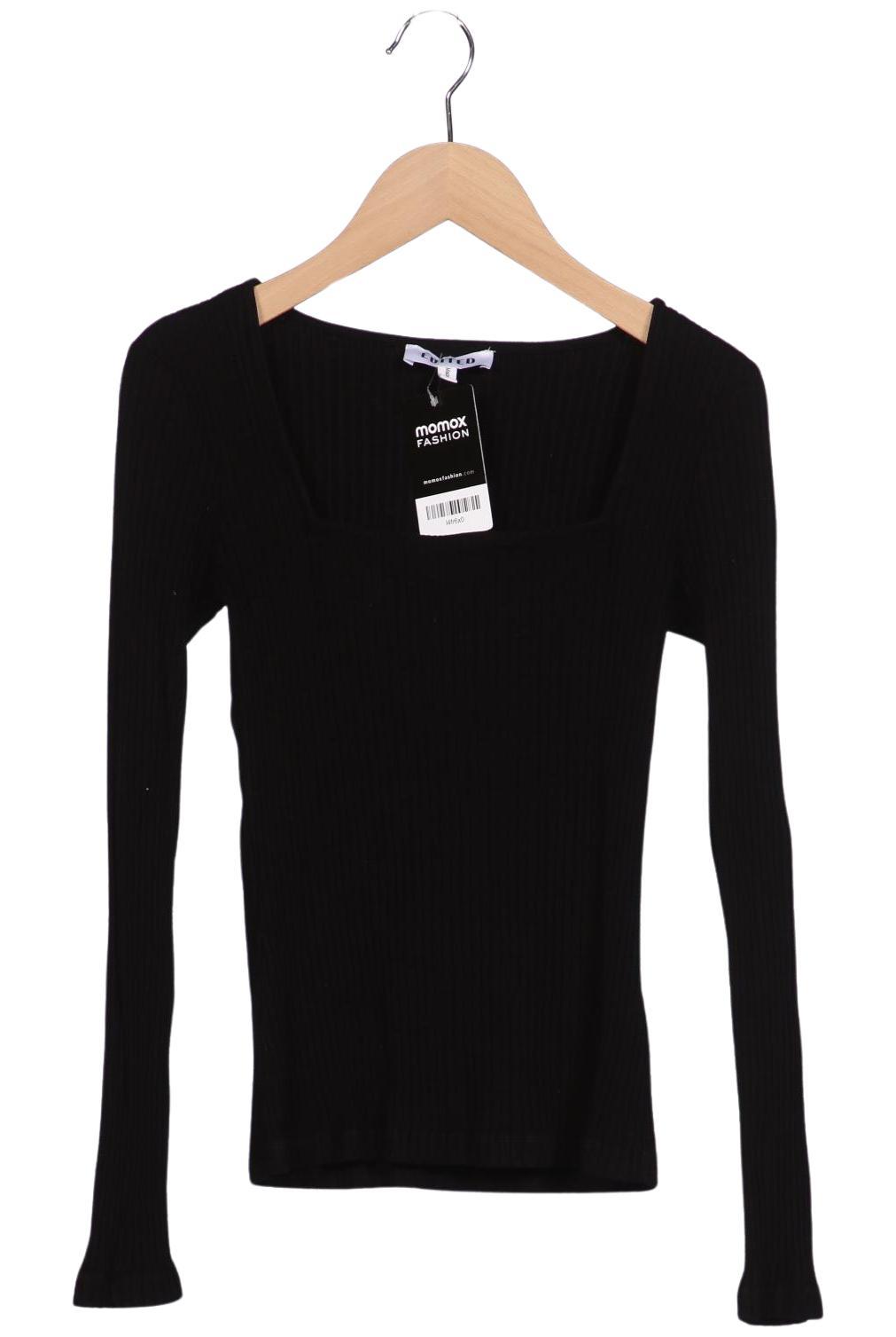 

Edited THE Label Damen Langarmshirt, schwarz, Gr. 36