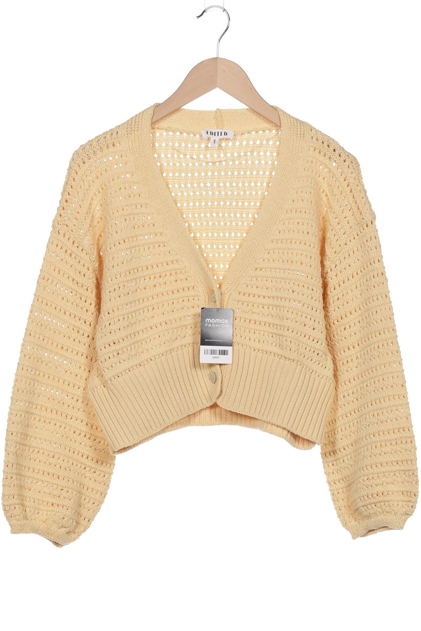 

Edited THE Label Damen Strickjacke, gelb, Gr. 34