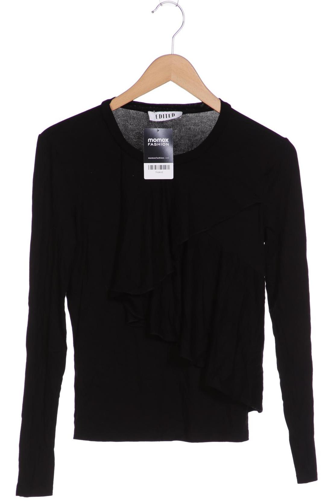 

EDITED THE LABEL Damen Langarmshirt, schwarz