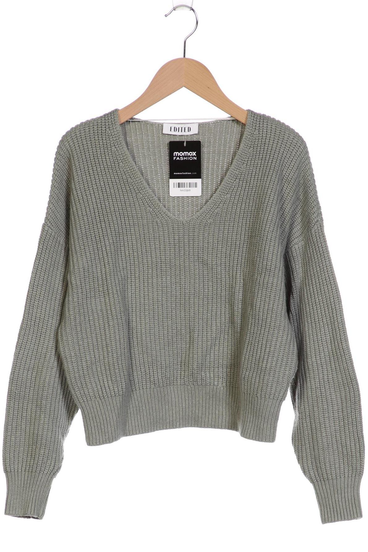 

Edited THE Label Damen Pullover, grün, Gr. 36