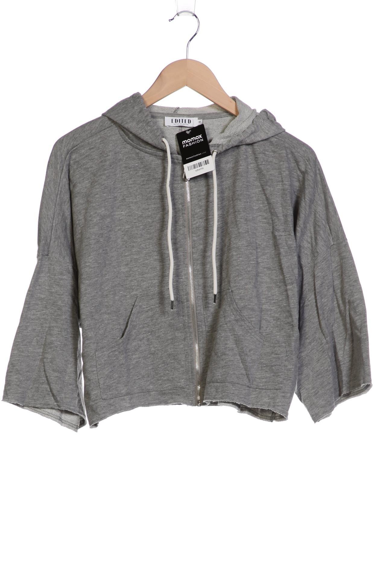 

Edited THE Label Damen Kapuzenpullover, grau, Gr. 38