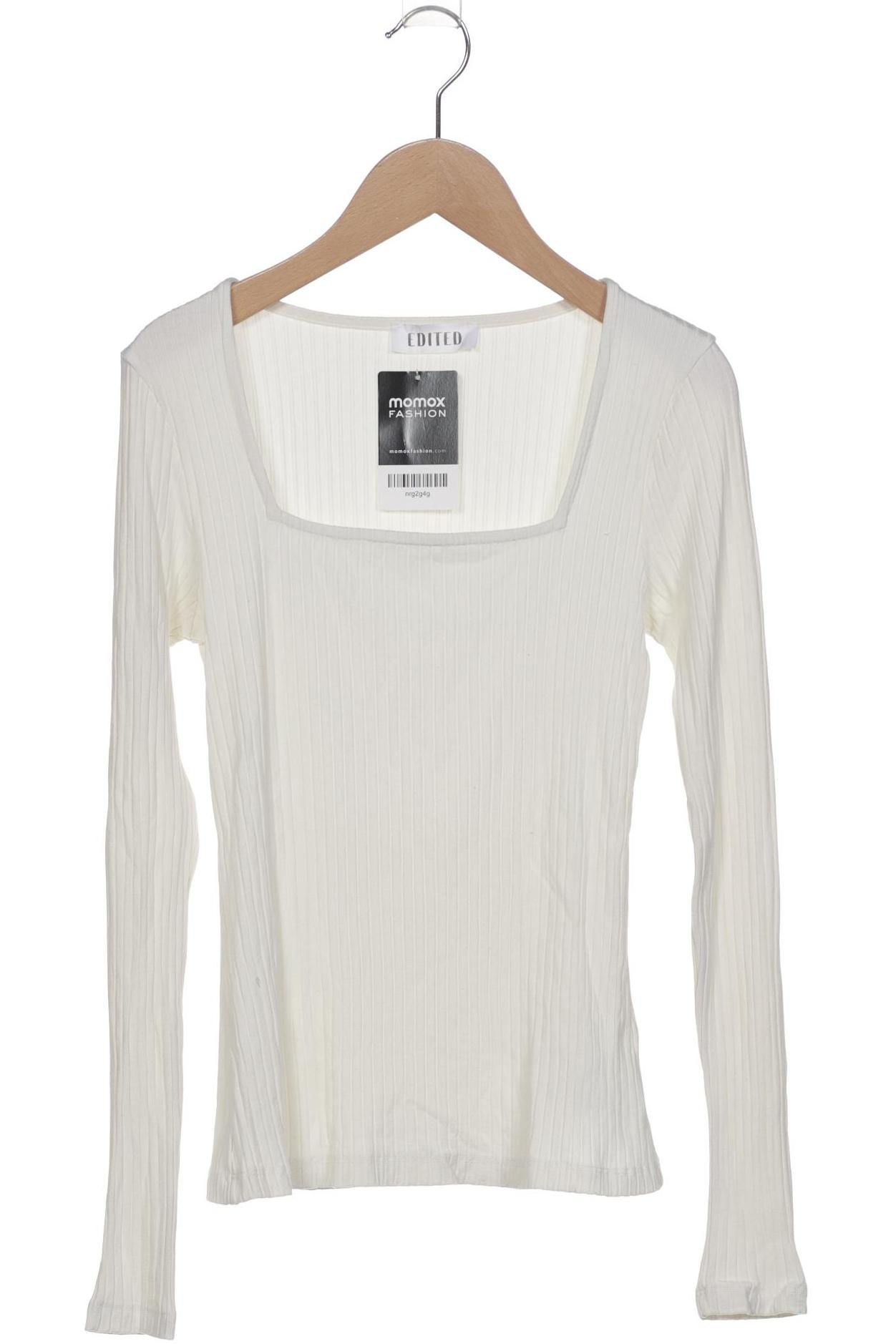 

Edited THE Label Damen Langarmshirt, cremeweiß, Gr. 36