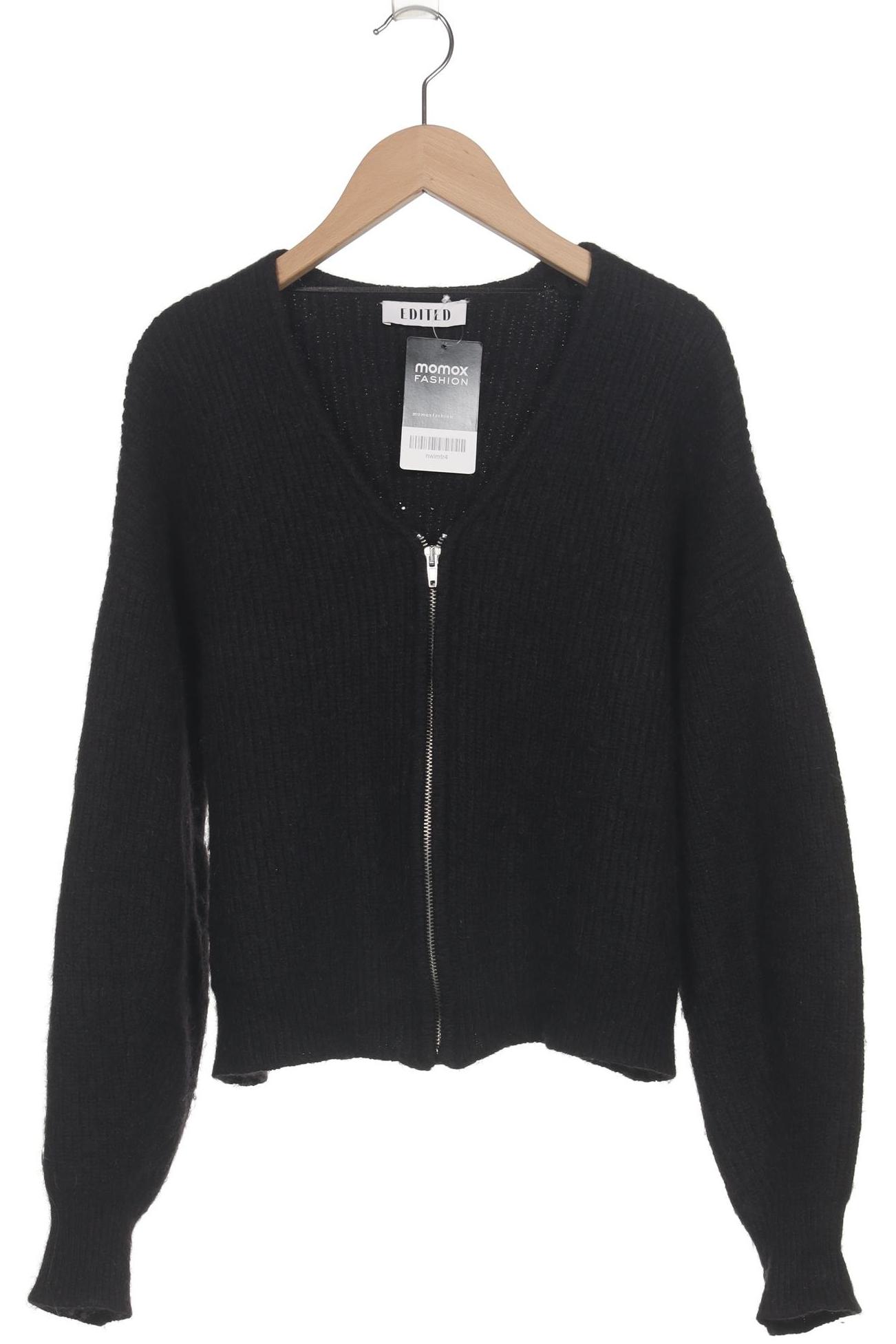 

Edited THE Label Damen Strickjacke, schwarz, Gr. 36