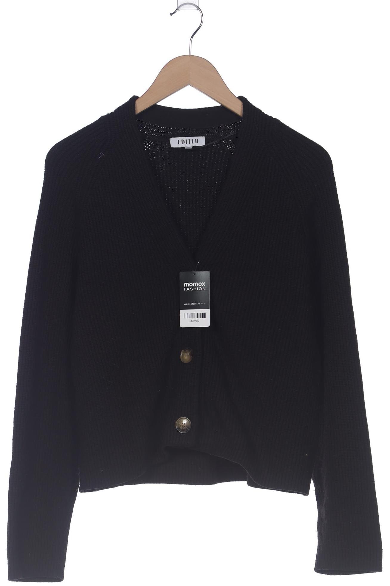 

Edited THE Label Damen Strickjacke, schwarz, Gr. 36