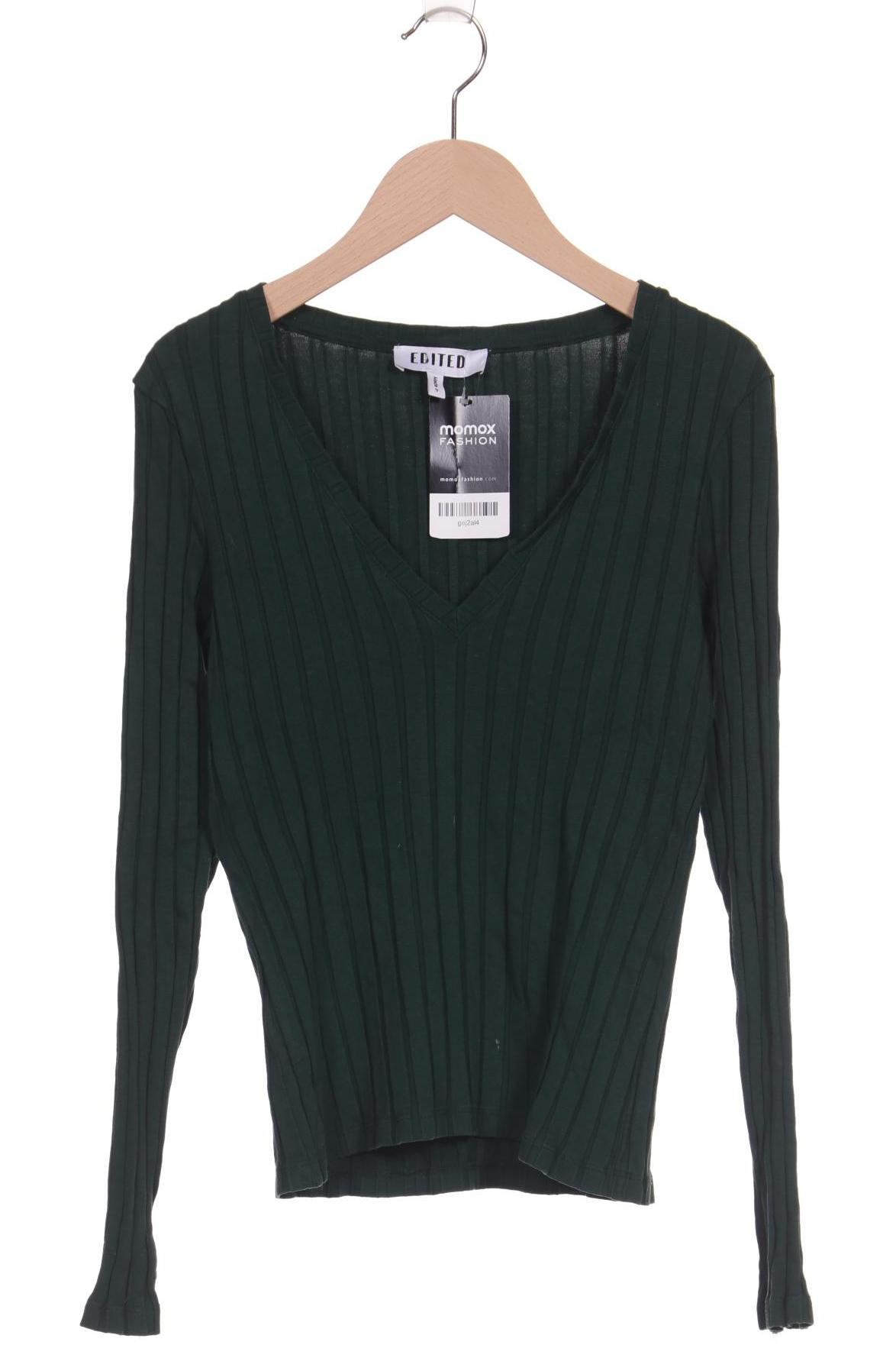 

Edited THE Label Damen Langarmshirt, grün, Gr. 36