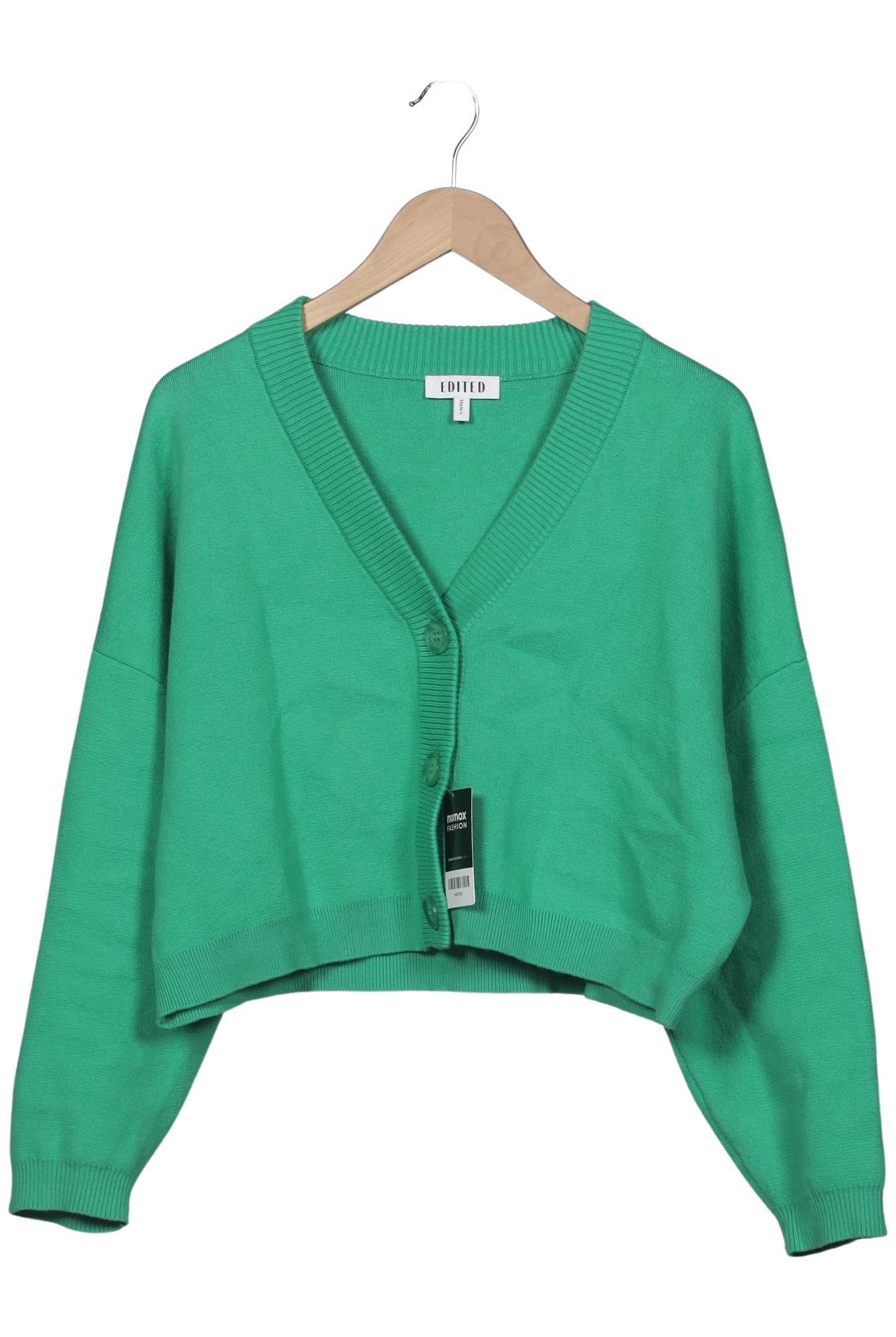 

Edited THE Label Damen Strickjacke, grün, Gr. 38