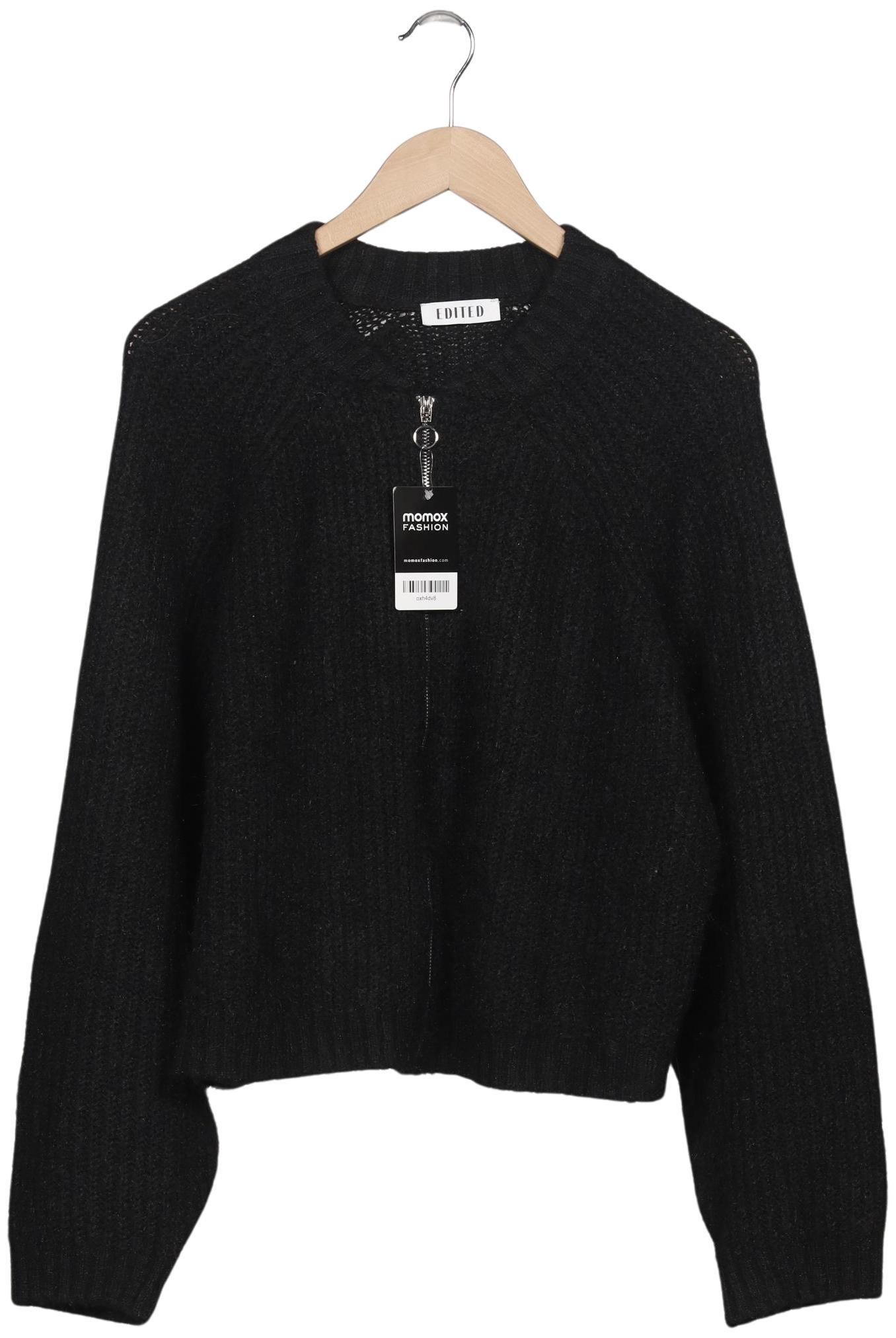 

Edited THE Label Damen Strickjacke, schwarz, Gr. 42