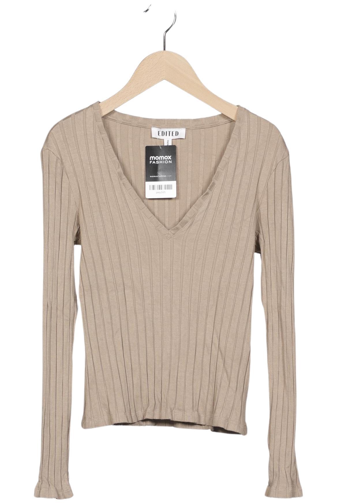 

Edited THE Label Damen Langarmshirt, beige, Gr. 34