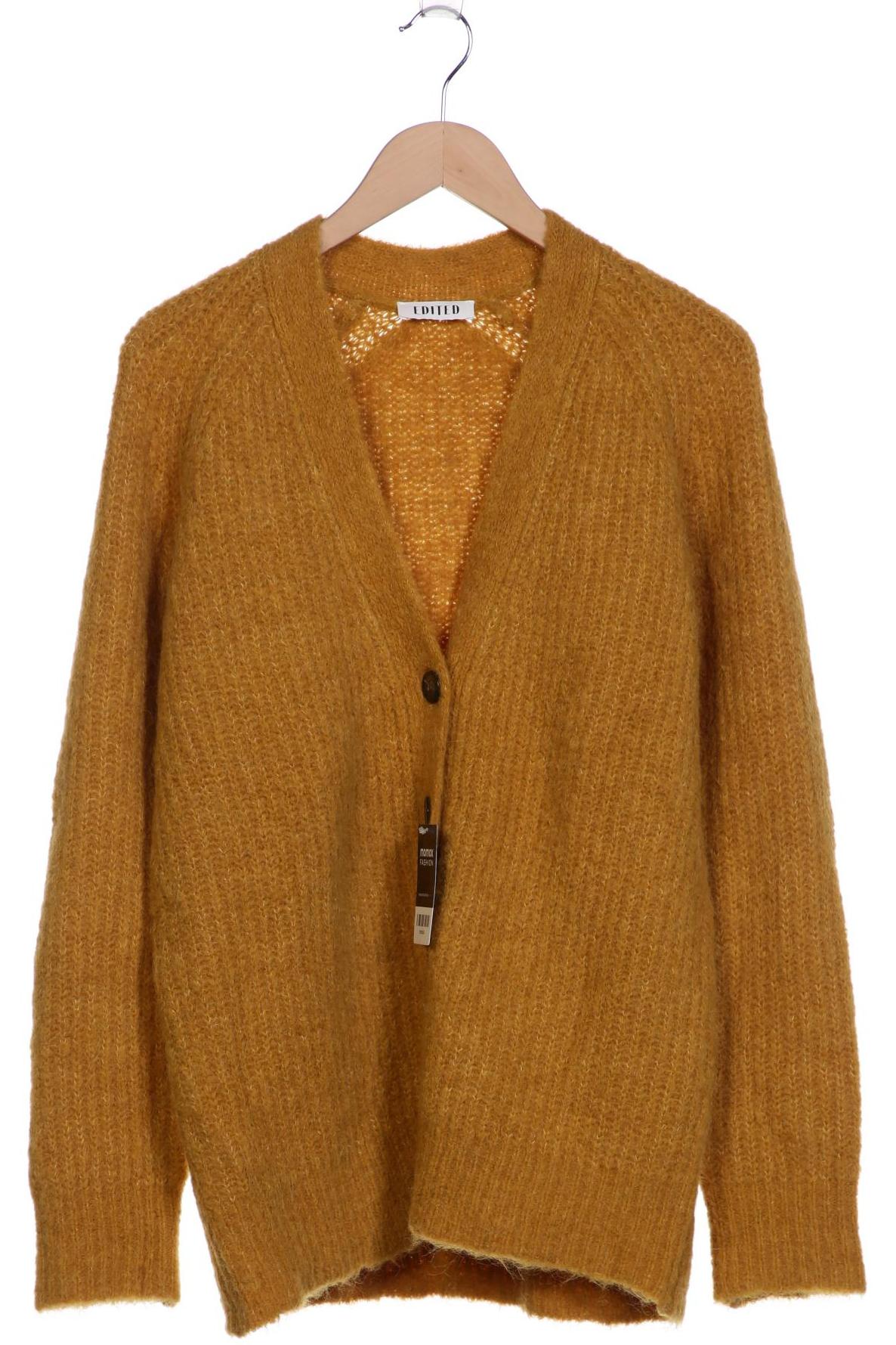 

Edited THE Label Damen Strickjacke, gelb, Gr. 36