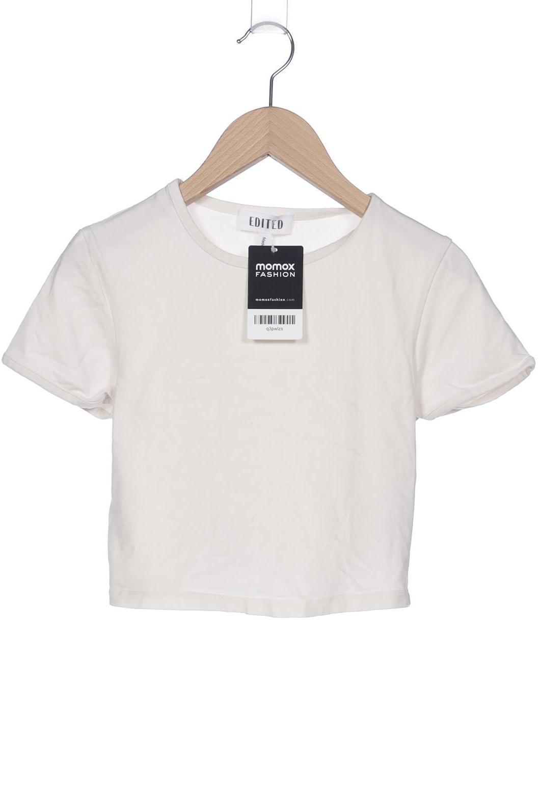 

Edited THE Label Damen T-Shirt, cremeweiß, Gr. 34