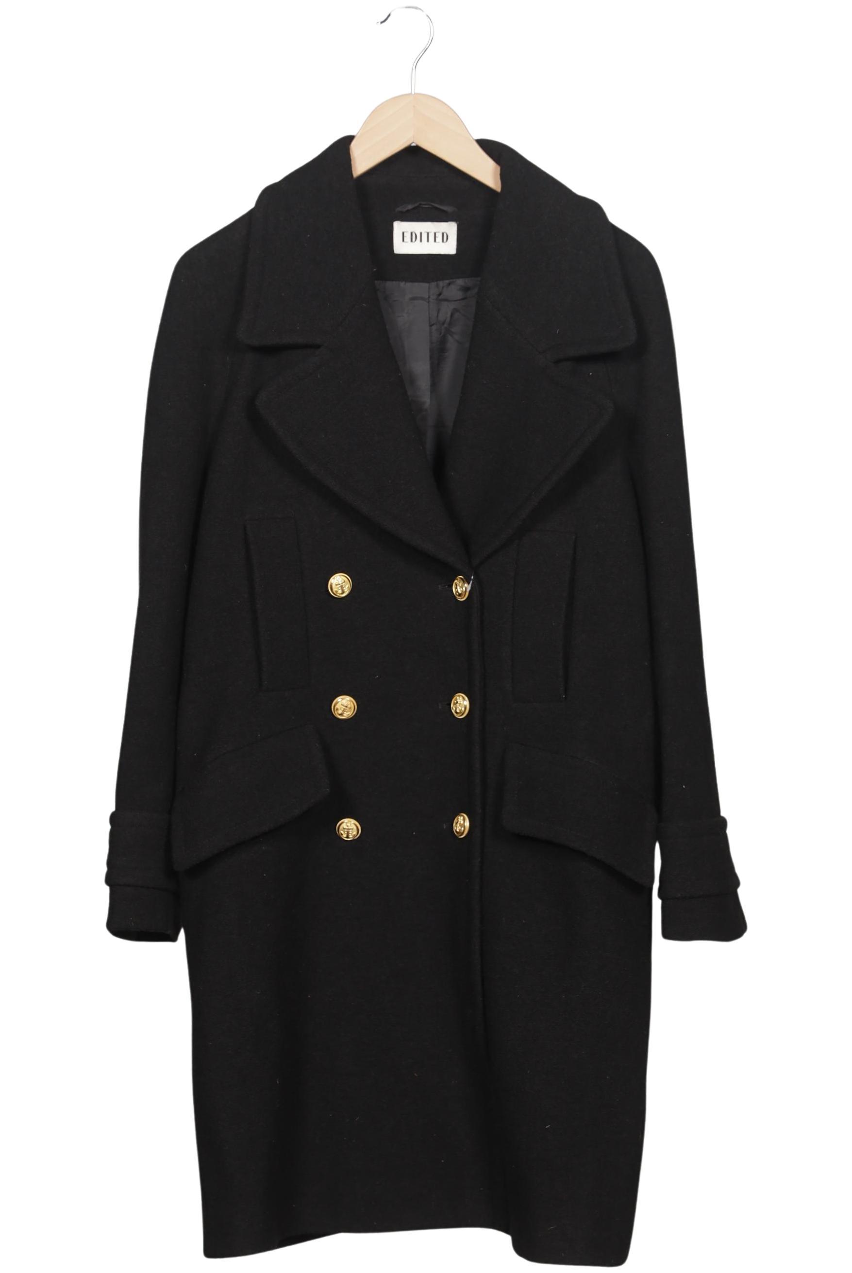 

Edited THE Label Damen Mantel, schwarz, Gr. 38