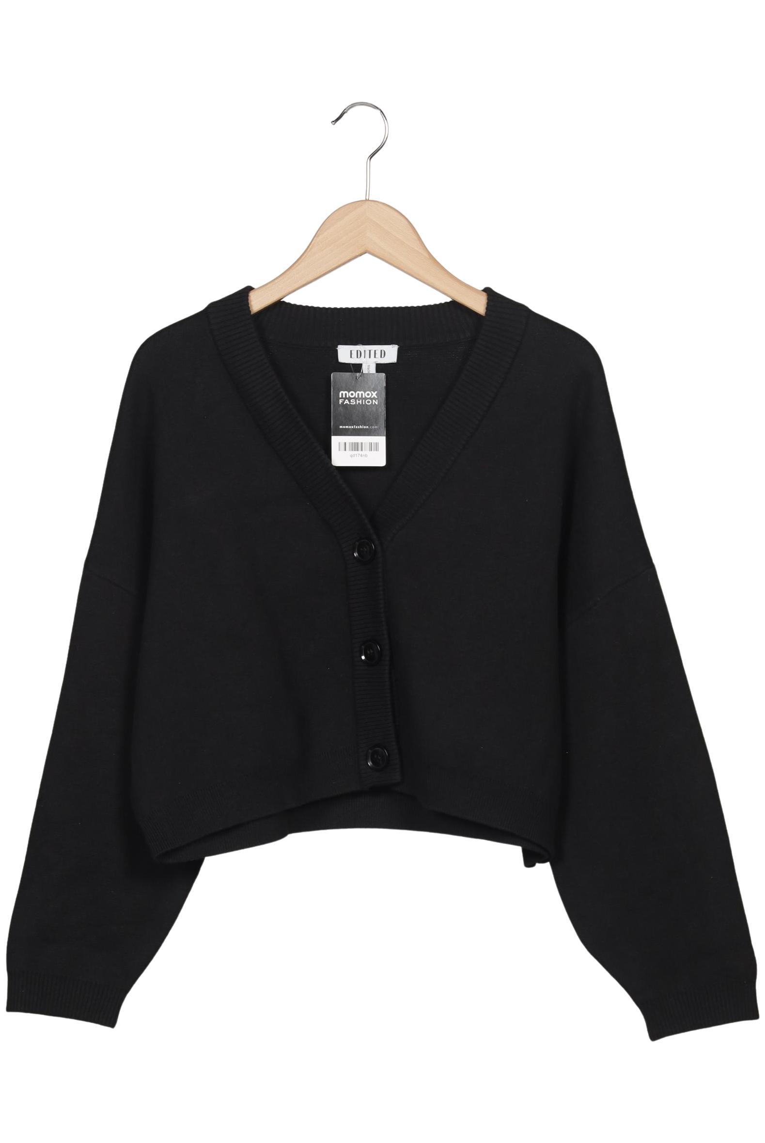 

Edited THE Label Damen Strickjacke, schwarz, Gr. 38