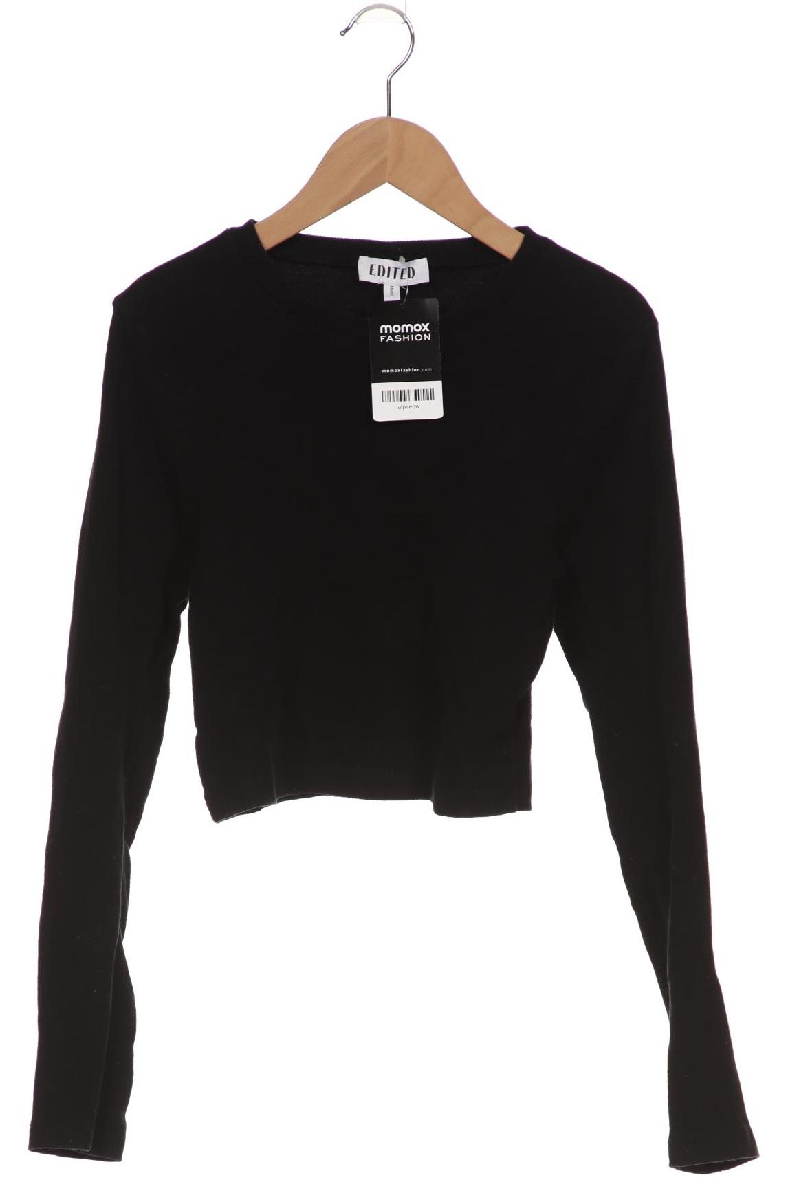 

Edited THE Label Damen Langarmshirt, schwarz, Gr. 42