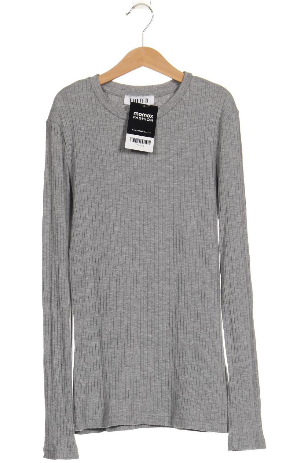 

Edited THE Label Damen Langarmshirt, grau, Gr. 38
