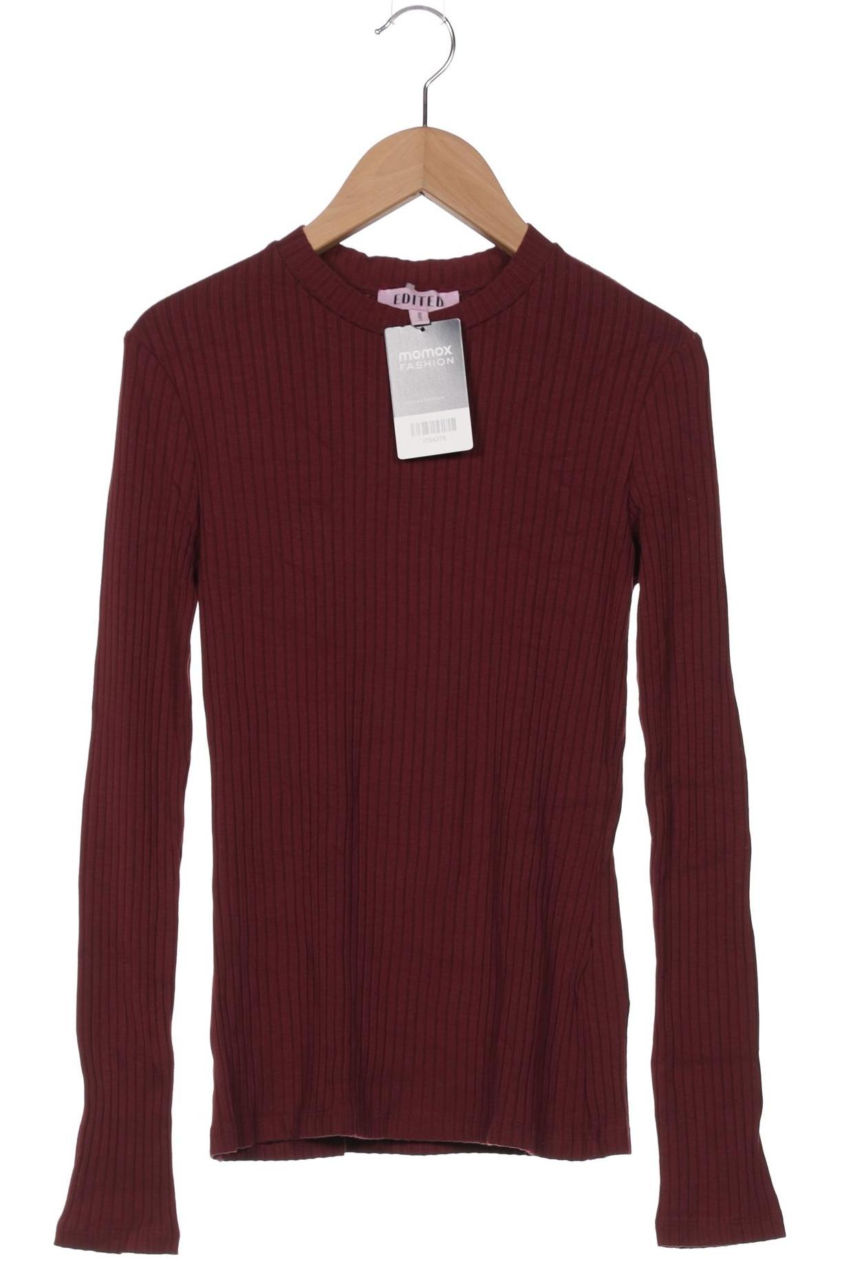 

Edited THE Label Damen Langarmshirt, bordeaux, Gr. 36
