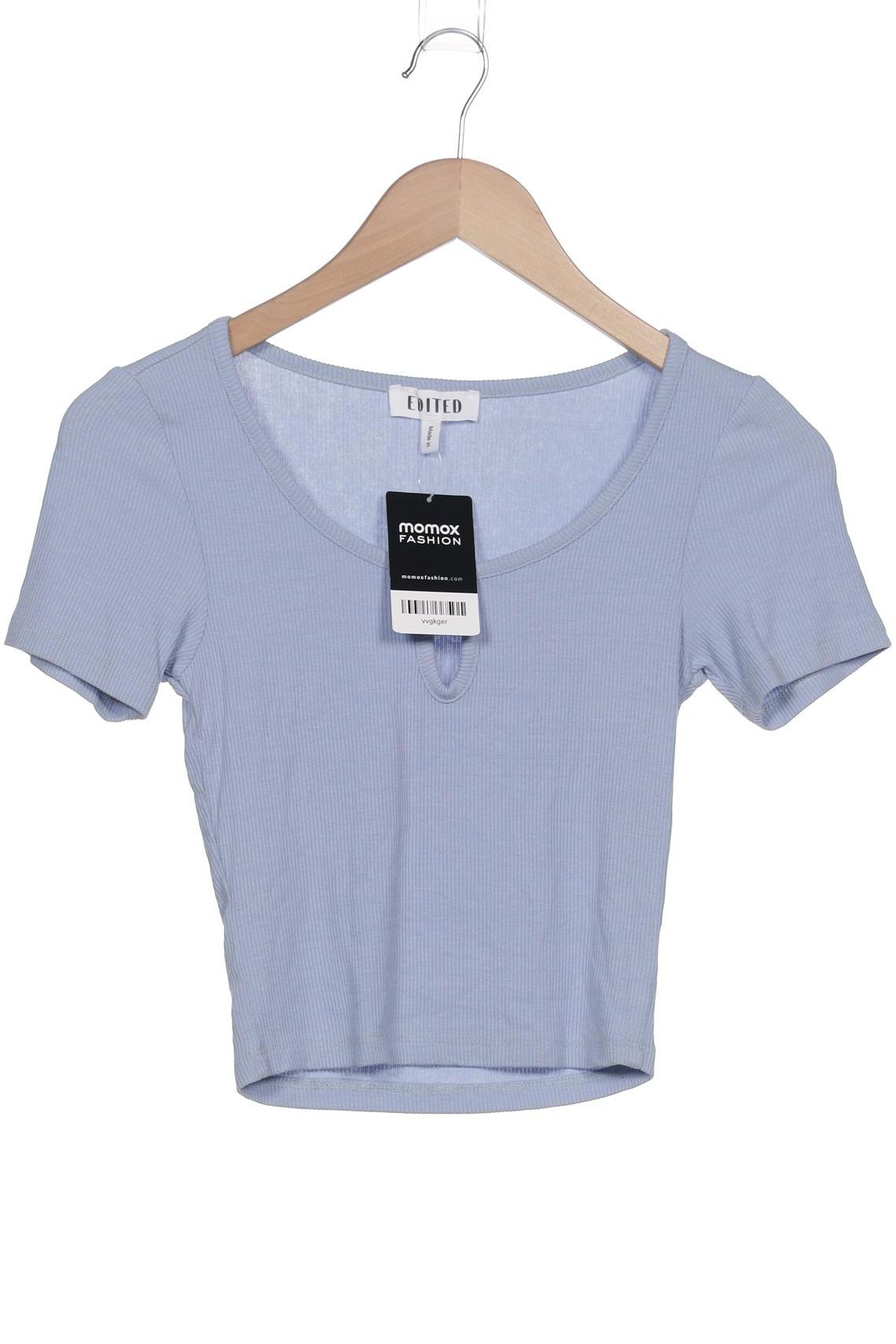 

Edited THE Label Damen T-Shirt, blau, Gr. 34