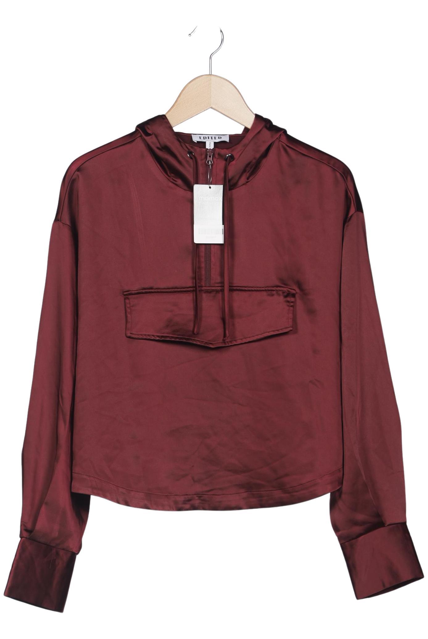 

Edited THE Label Damen Kapuzenpullover, bordeaux, Gr. 36