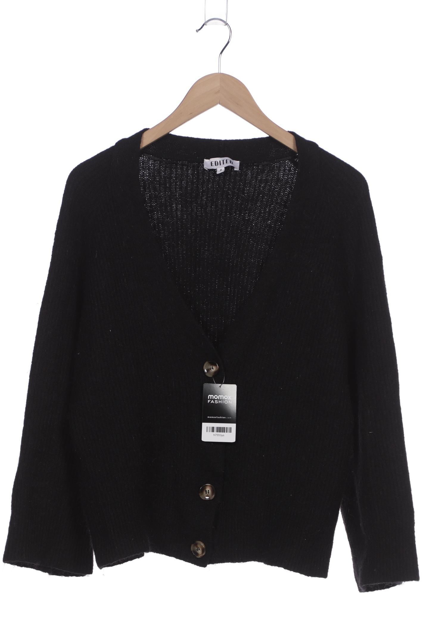 

Edited THE Label Damen Strickjacke, schwarz, Gr. 38