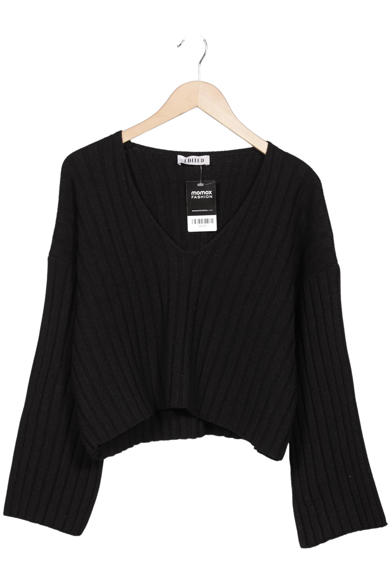 

Edited THE Label Damen Pullover, schwarz, Gr. 48