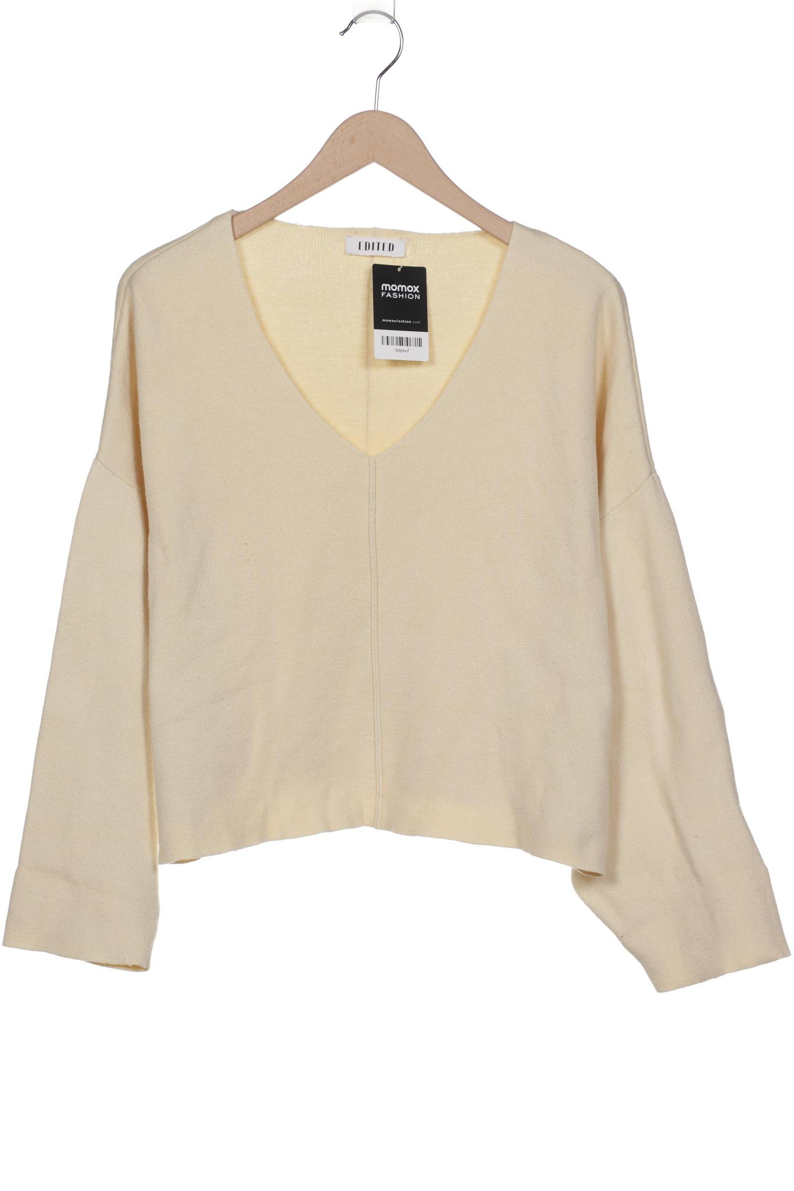 

Edited THE Label Damen Pullover, cremeweiß, Gr. 38