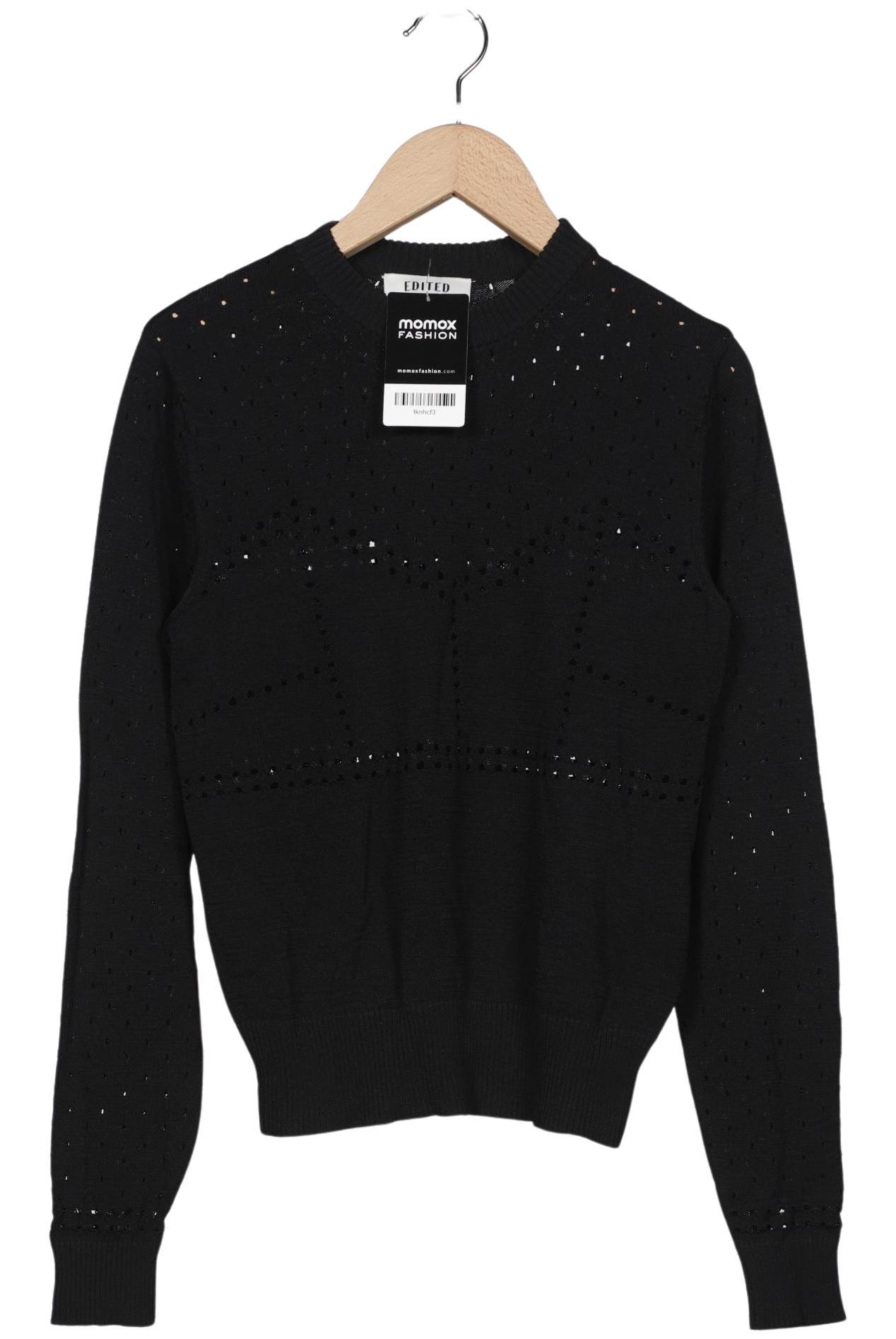 

Edited THE Label Damen Pullover, schwarz, Gr. 34