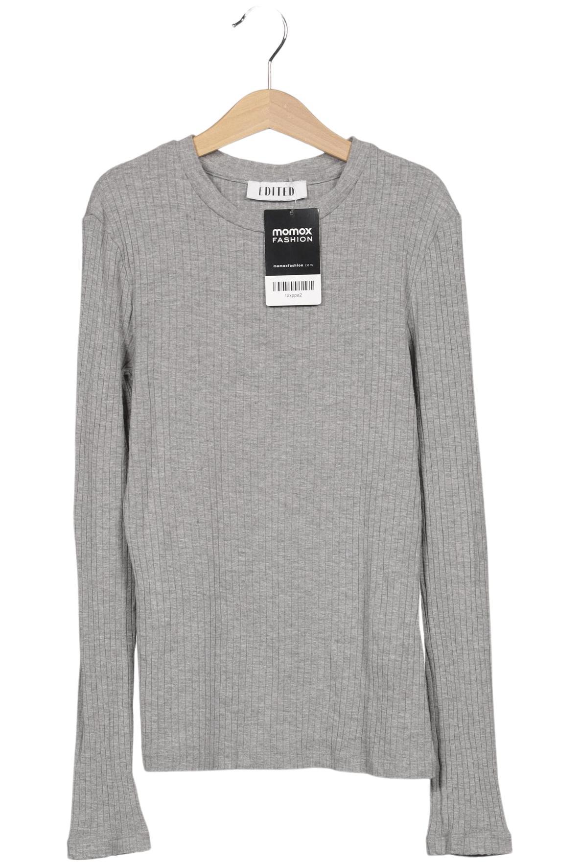 

Edited THE Label Damen Langarmshirt, grau, Gr. 36