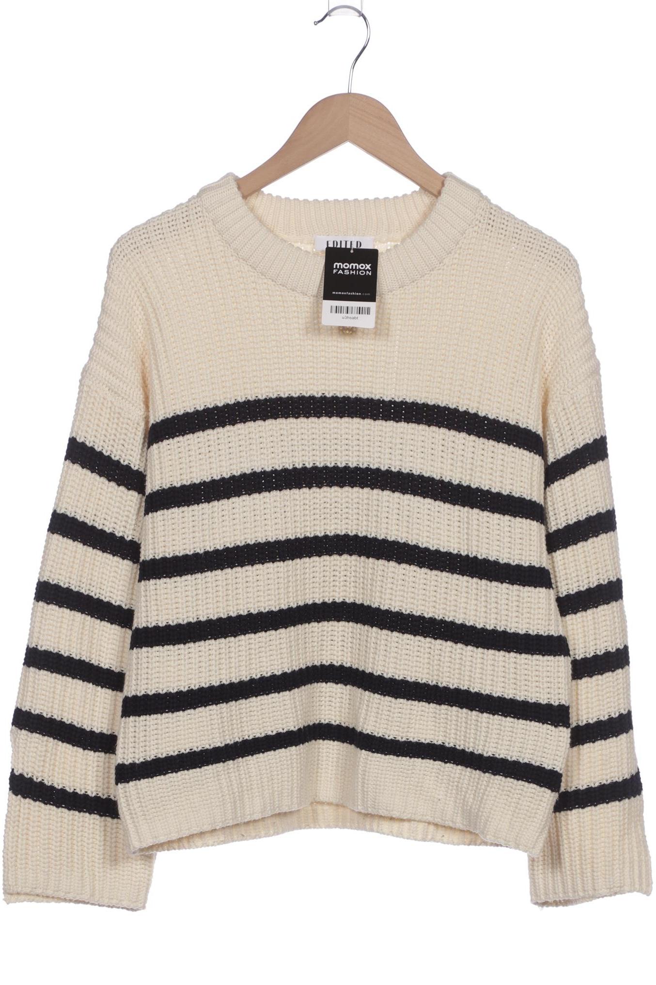 

Edited THE Label Damen Pullover, cremeweiß, Gr. 34