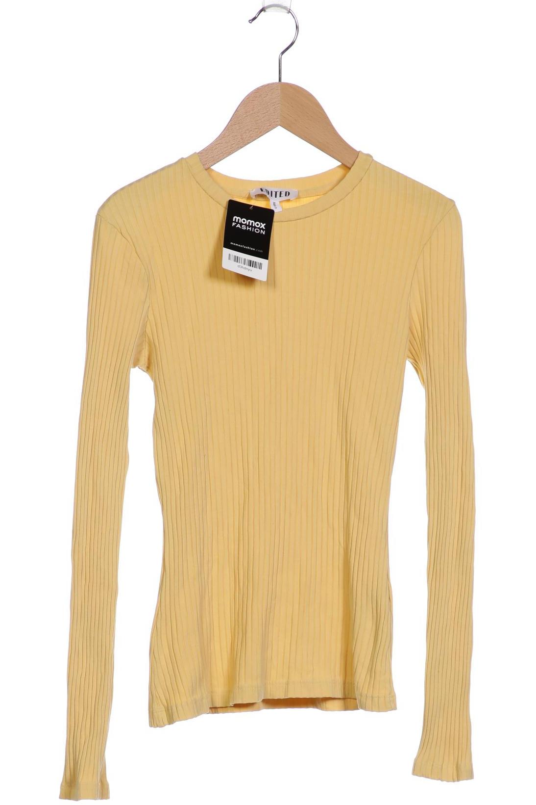 

Edited THE Label Damen Langarmshirt, gelb, Gr. 36