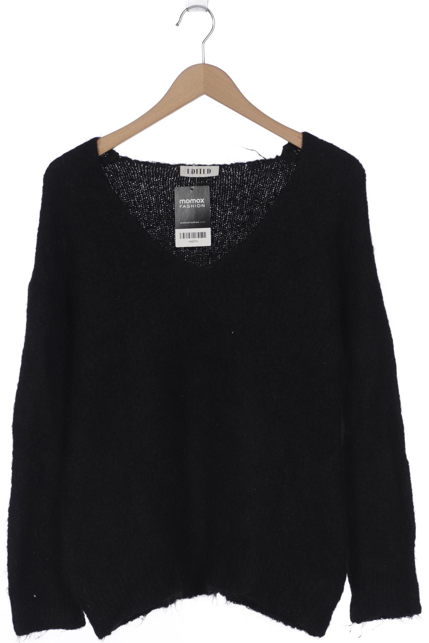 

Edited THE Label Damen Pullover, schwarz, Gr. 36