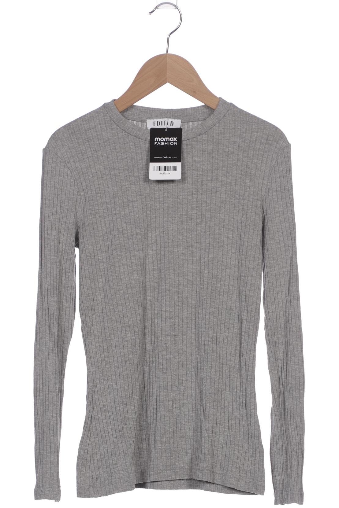 

Edited THE Label Damen Langarmshirt, grau, Gr. 36