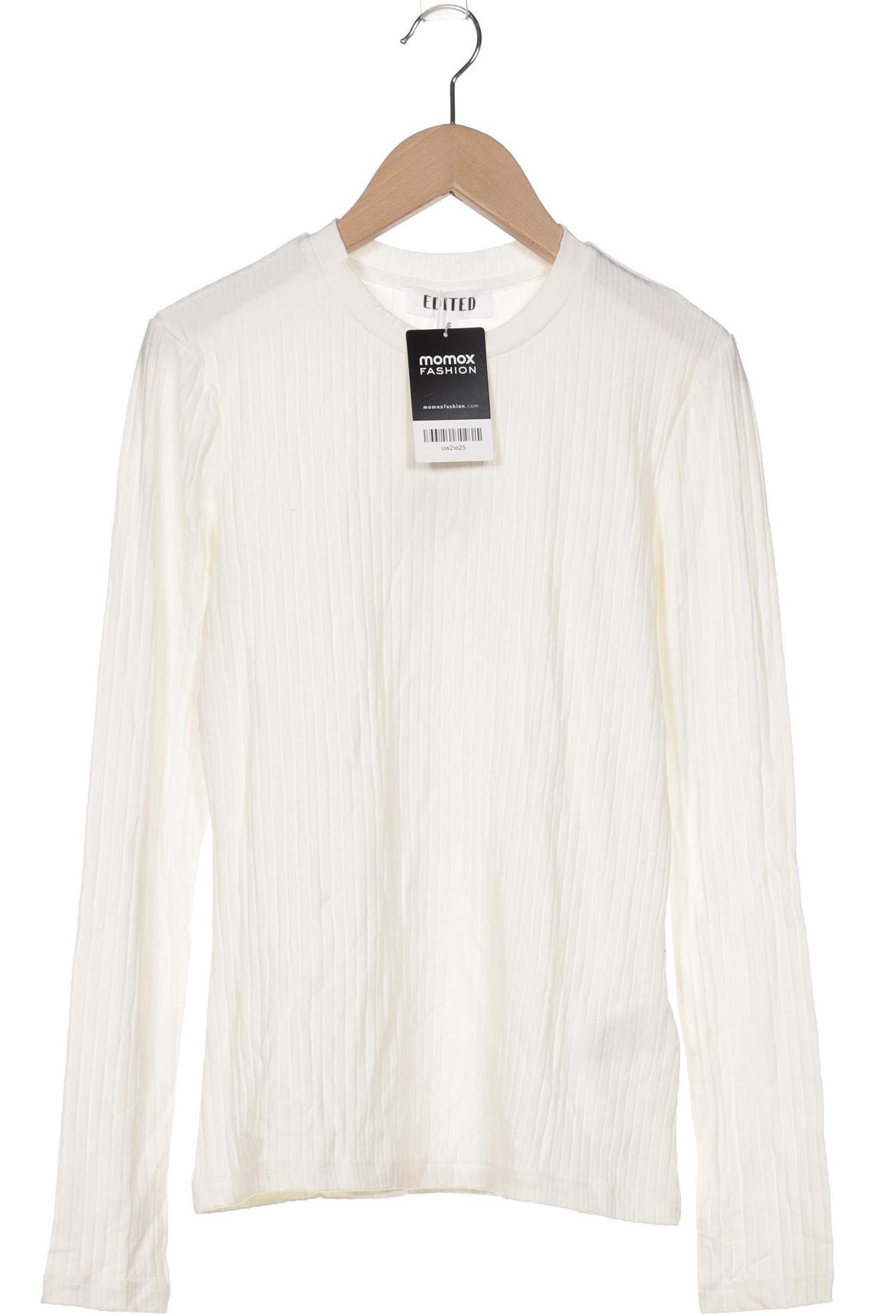 

Edited THE Label Damen Langarmshirt, weiß, Gr. 36
