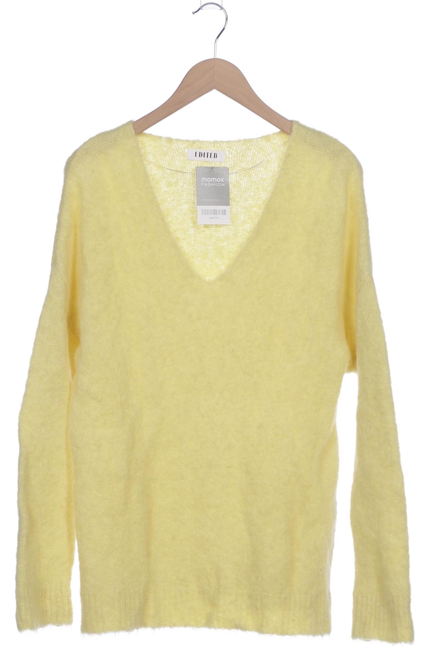 

Edited THE Label Damen Pullover, gelb, Gr. 38