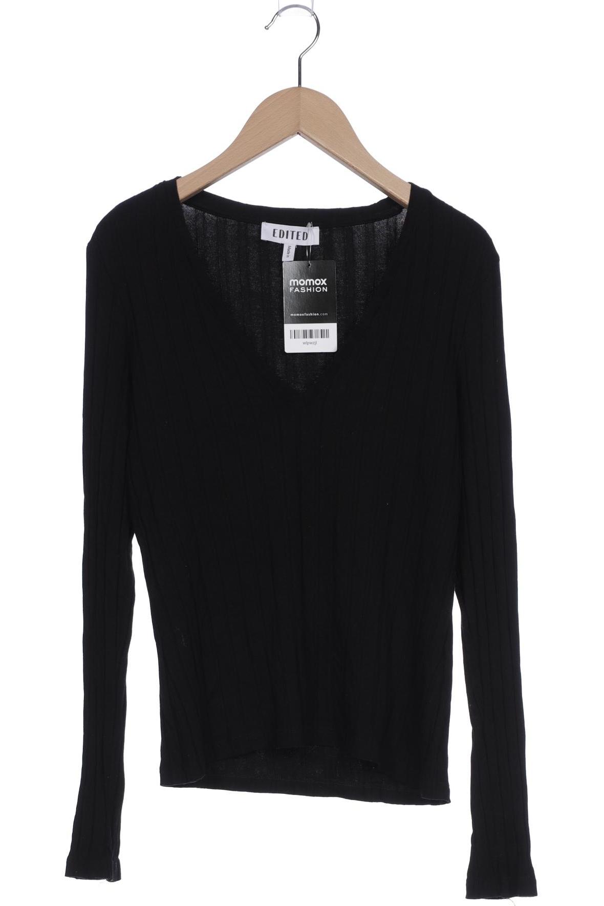 

Edited THE Label Damen Langarmshirt, schwarz, Gr. 32