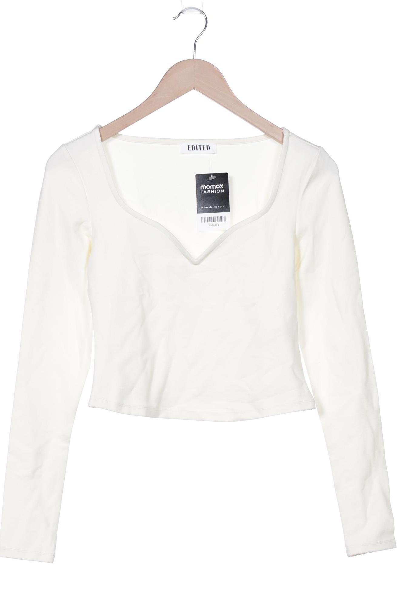 

Edited THE Label Damen Langarmshirt, cremeweiß, Gr. 38